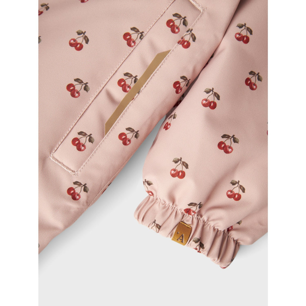 Lil'Atelier Misty Rose Cherry Nmflasnow10 Snowsuit Aop Fo Lil