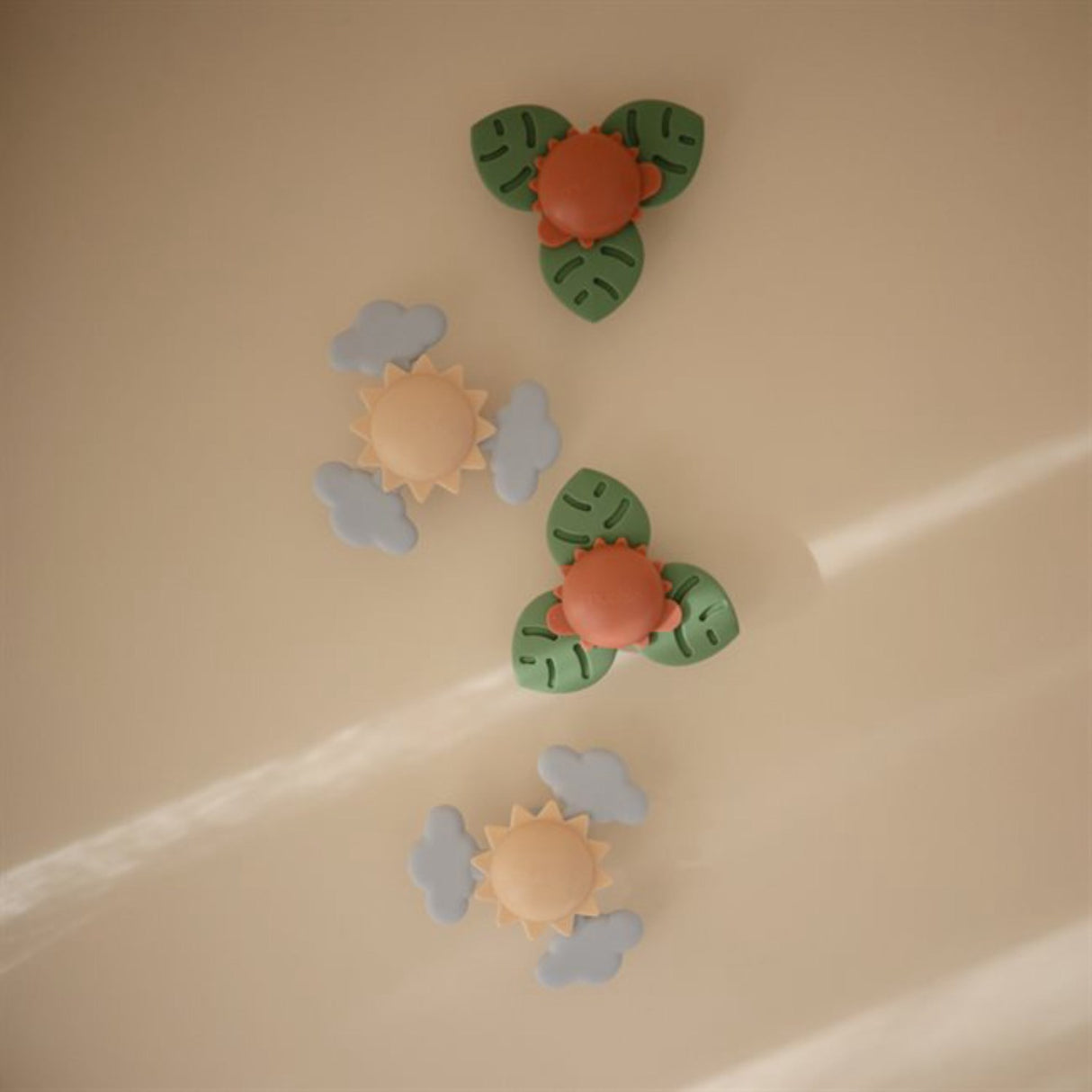 Mushie Sunshine Suction Spinner Toy