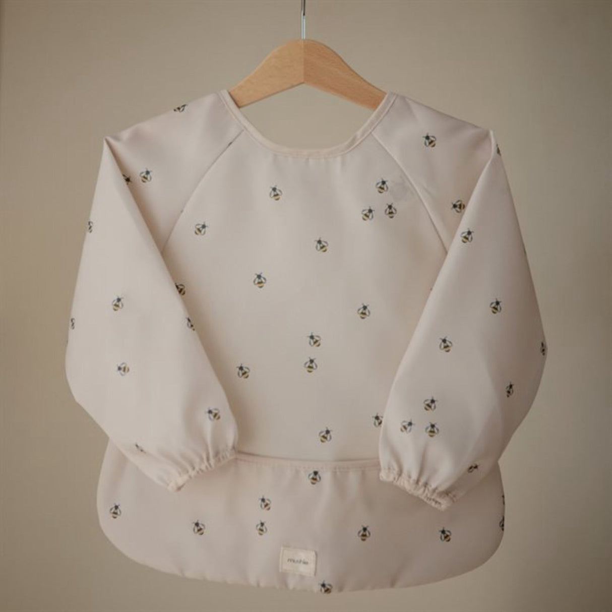 Mushie Bees Long Sleeve Bib