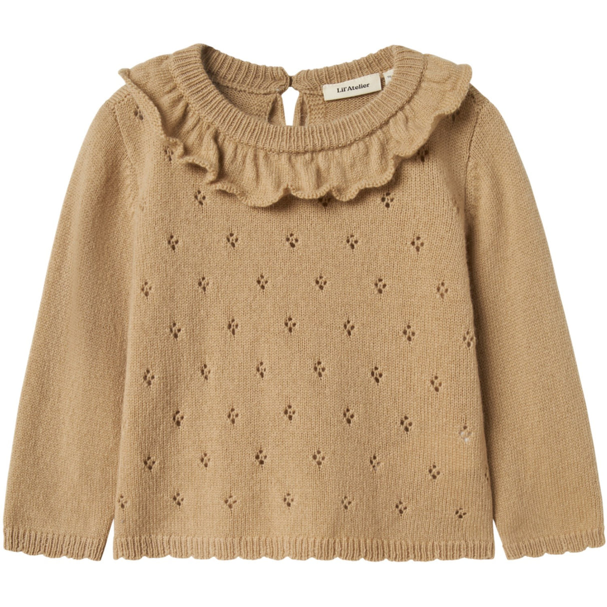 Lil'Atelier Safari Melange Nmfnalio Ls Knit Lil
