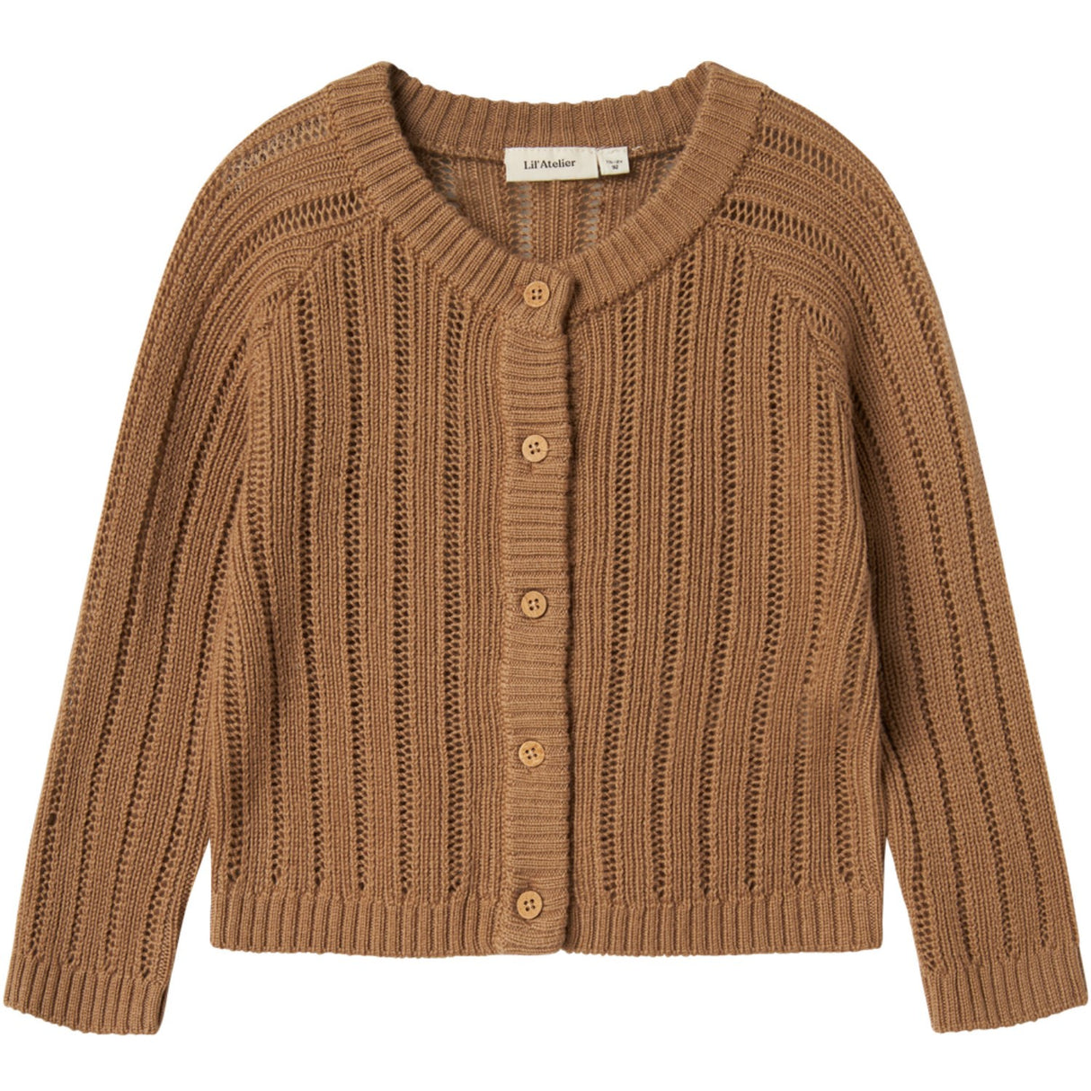 Lil'Atelier Tigers Eye Nmmnomo Ls Knit Card Lil