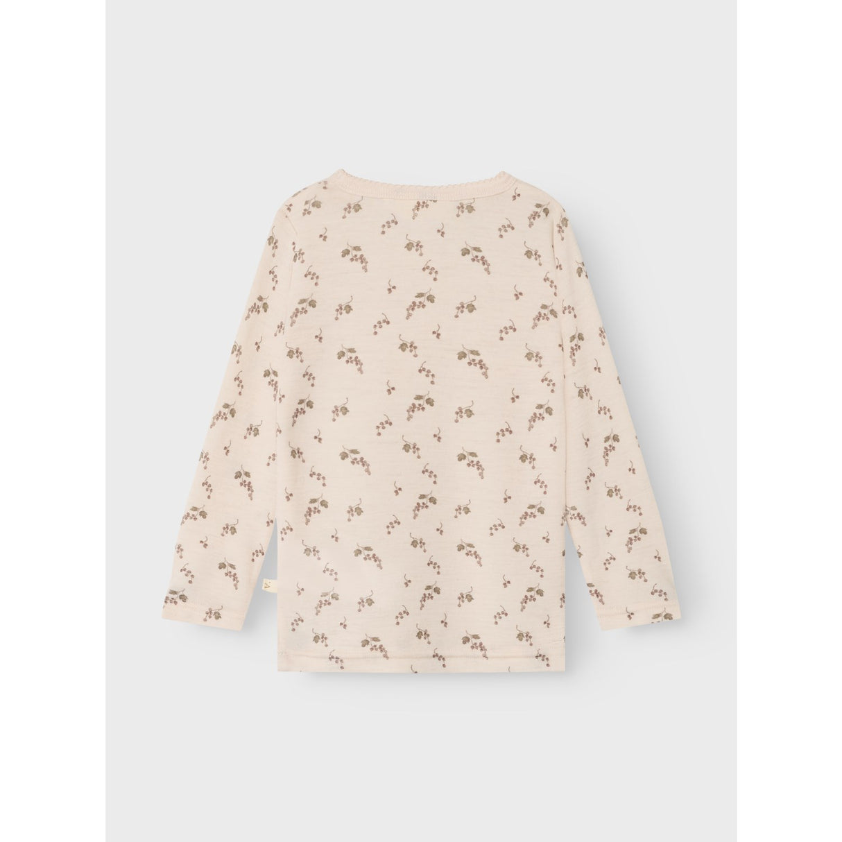 Lil'Atelier Morganite Berry Nmfnoel Nia Wool Ls Slim Top Lil