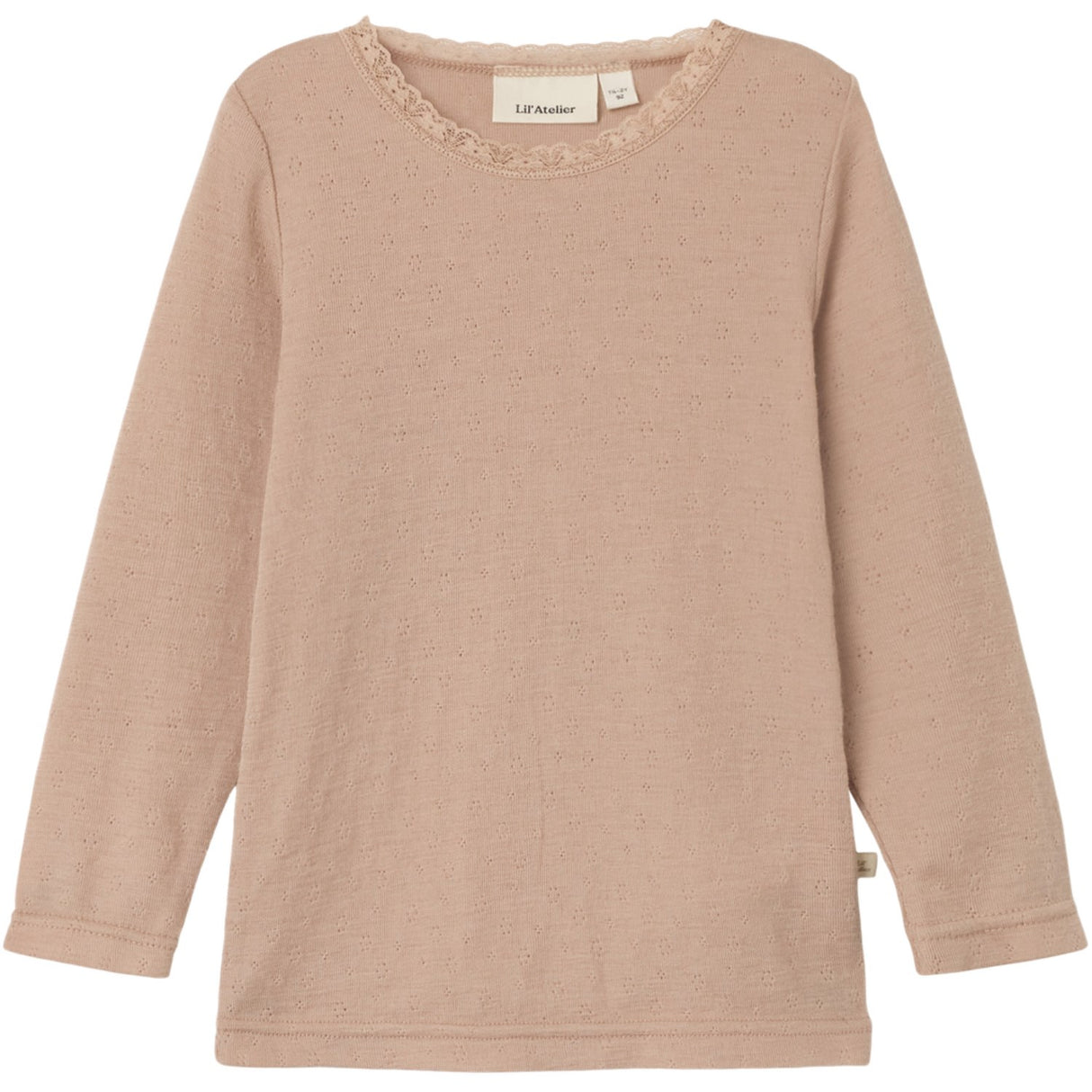 Lil'Atelier Roebuck Nmfnoel Nab Wool Ls Slim Top Lil