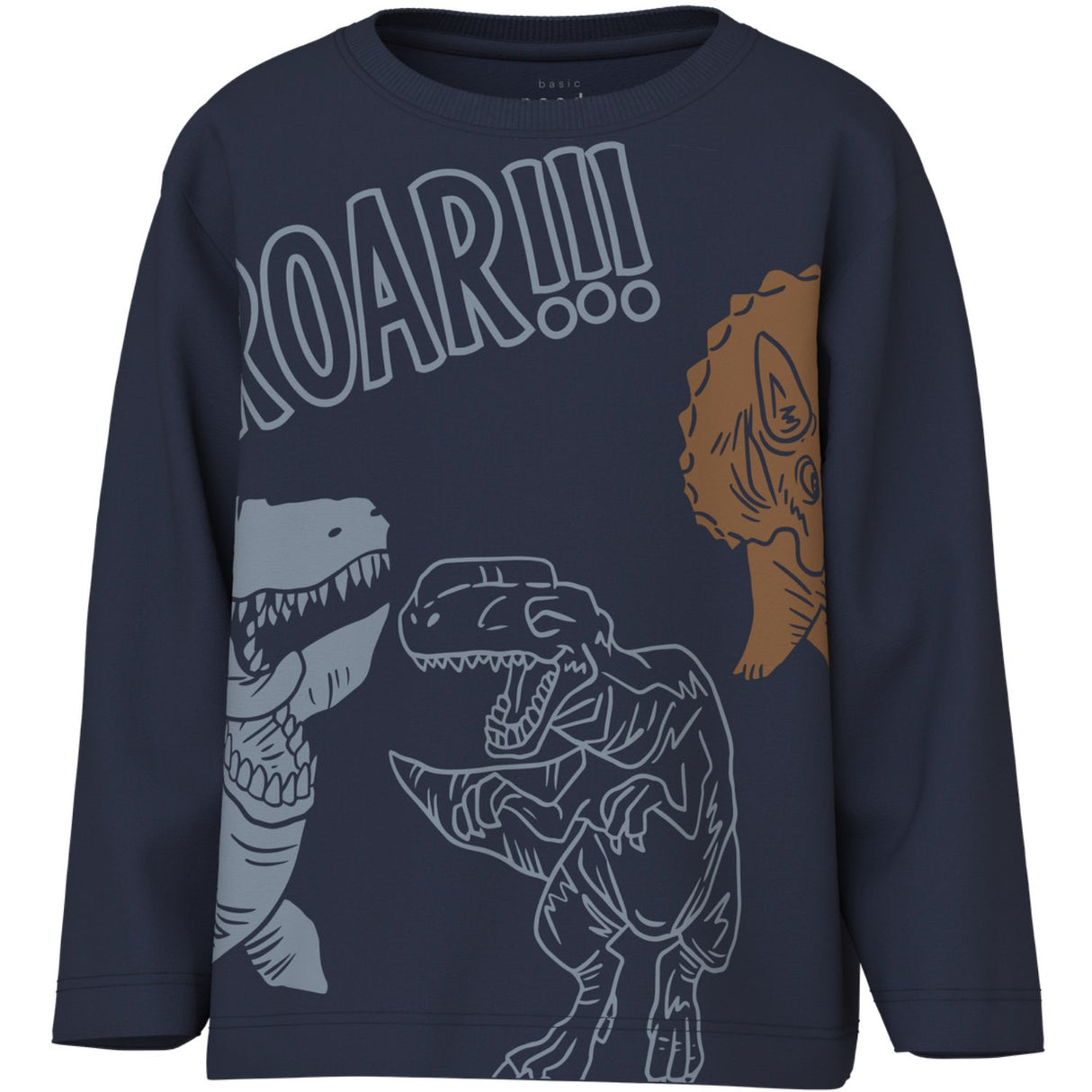 Name It Navy Blazer Roar Nmmvilasse Ls Nreg Top