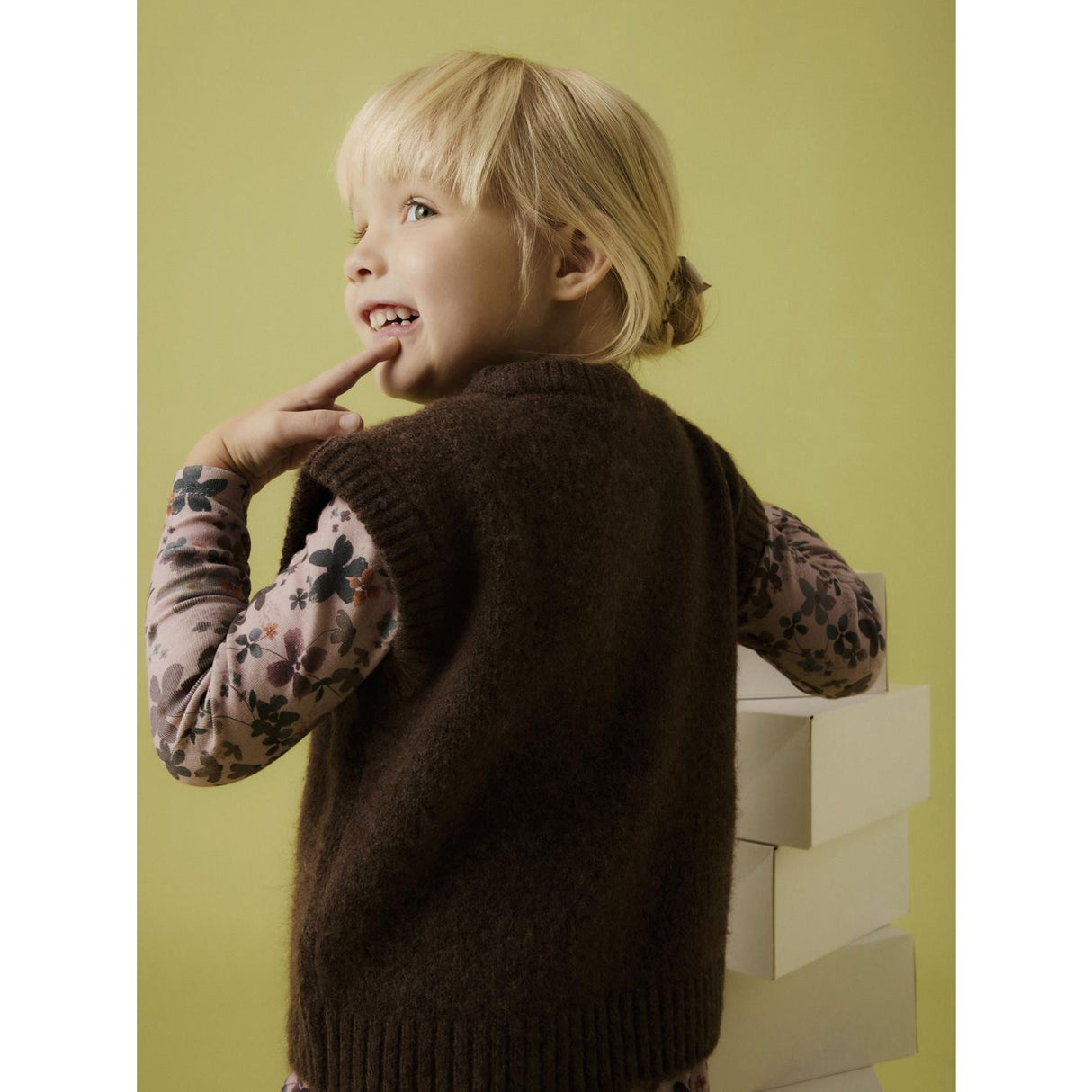 Name It Peppercorn Nmfneifyly Knit Slipover