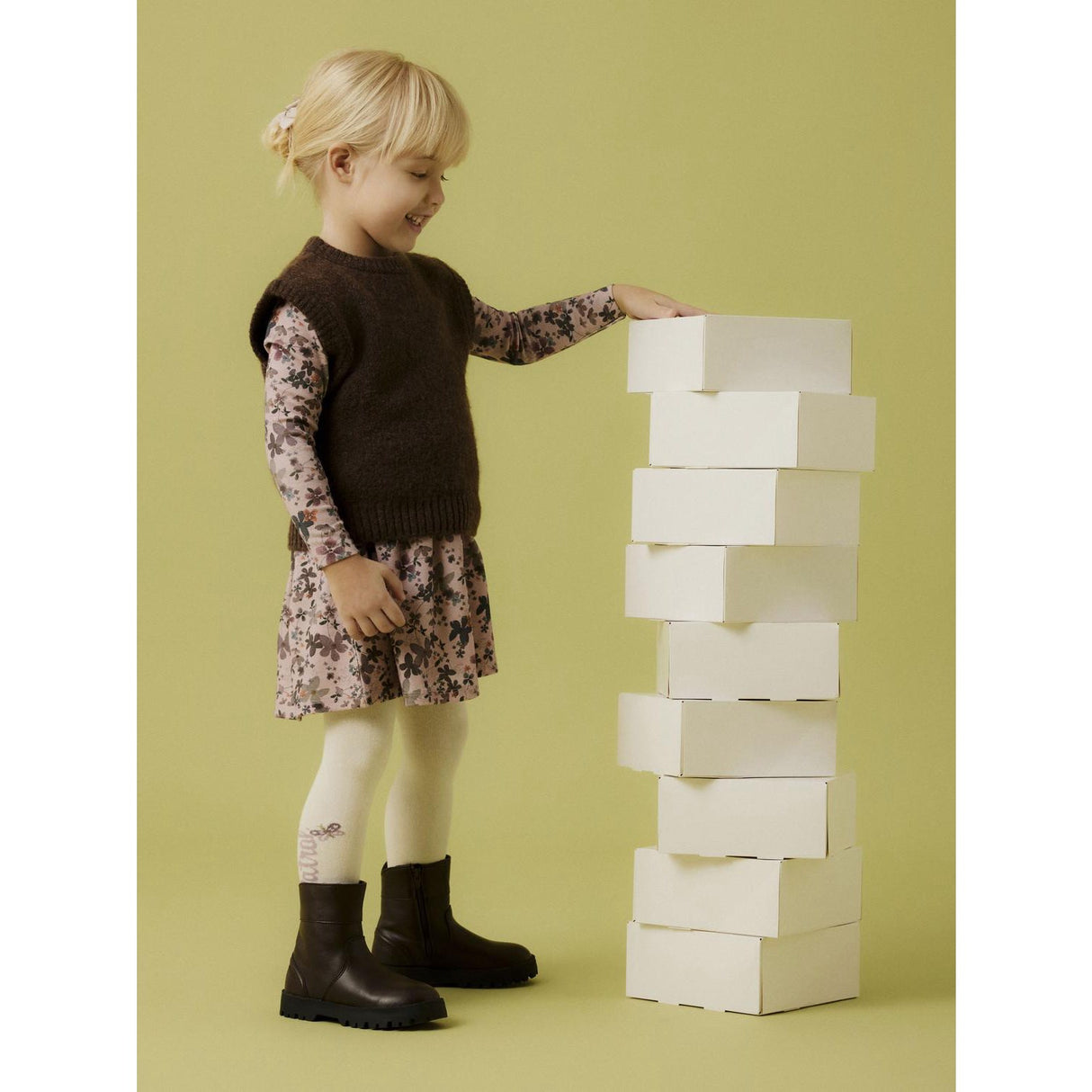 Name It Peppercorn Nmfneifyly Knit Slipover