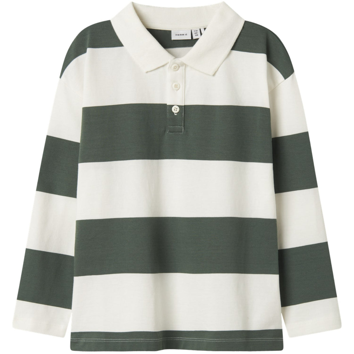 Name It Cloud Dancer Garden Topiary Nkmnutiva Ls Rlx Polo