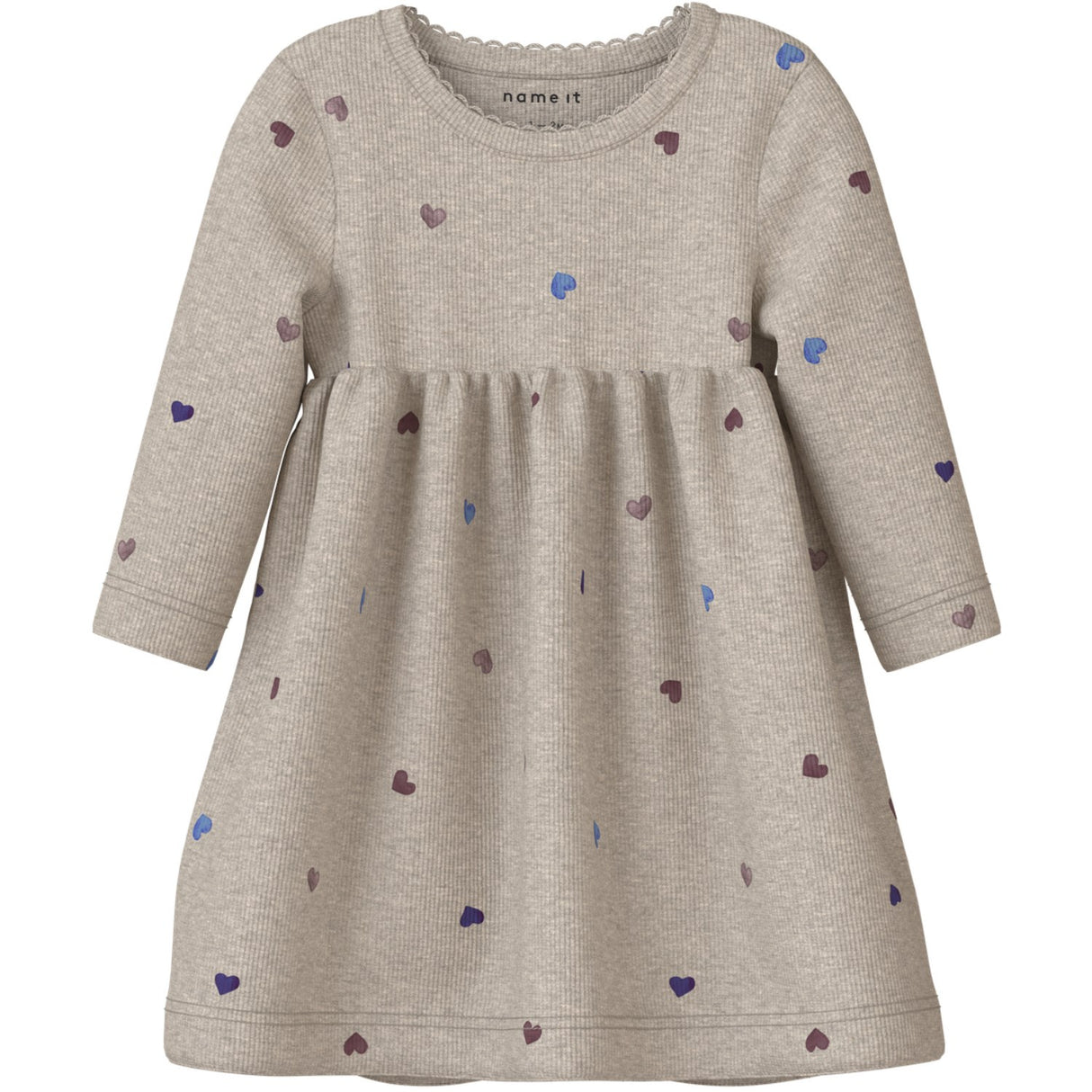 Name It Peyote Melange Nbfnutti Ls Dress