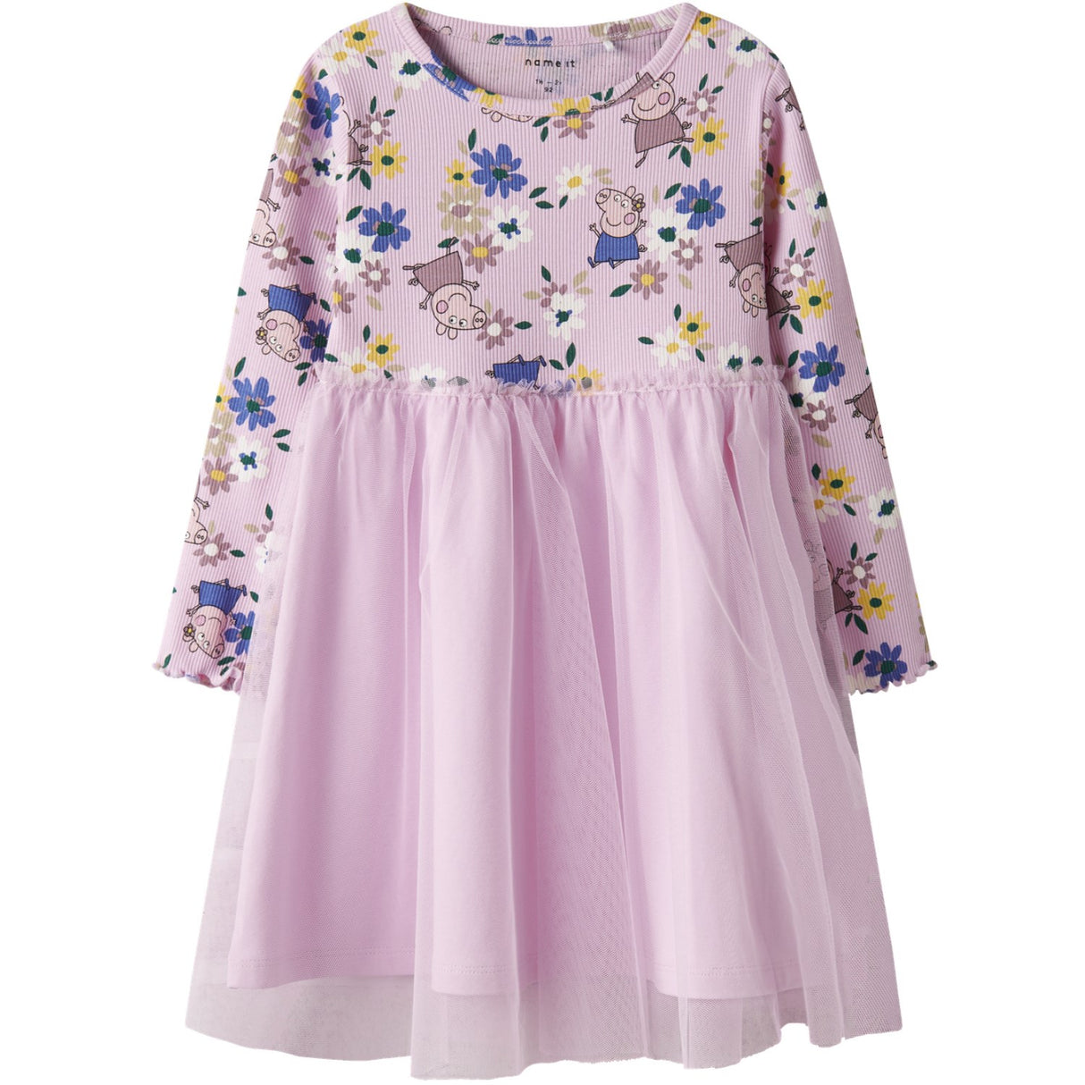 Name It Sweet Dreams Nmfansa Peppa Ls Tulle Dress Cplg