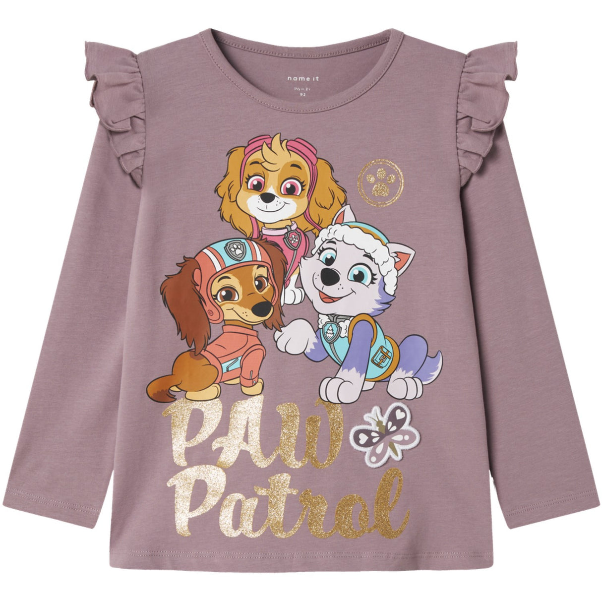 Name It Toadstool Nmfsabine Paw Ls Top Box Cplg