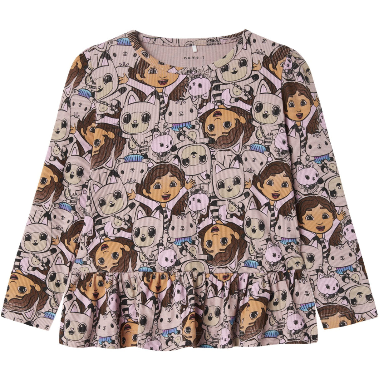 Name It Burnished Lilac Nmfsemma Gabby Ls Top Sky