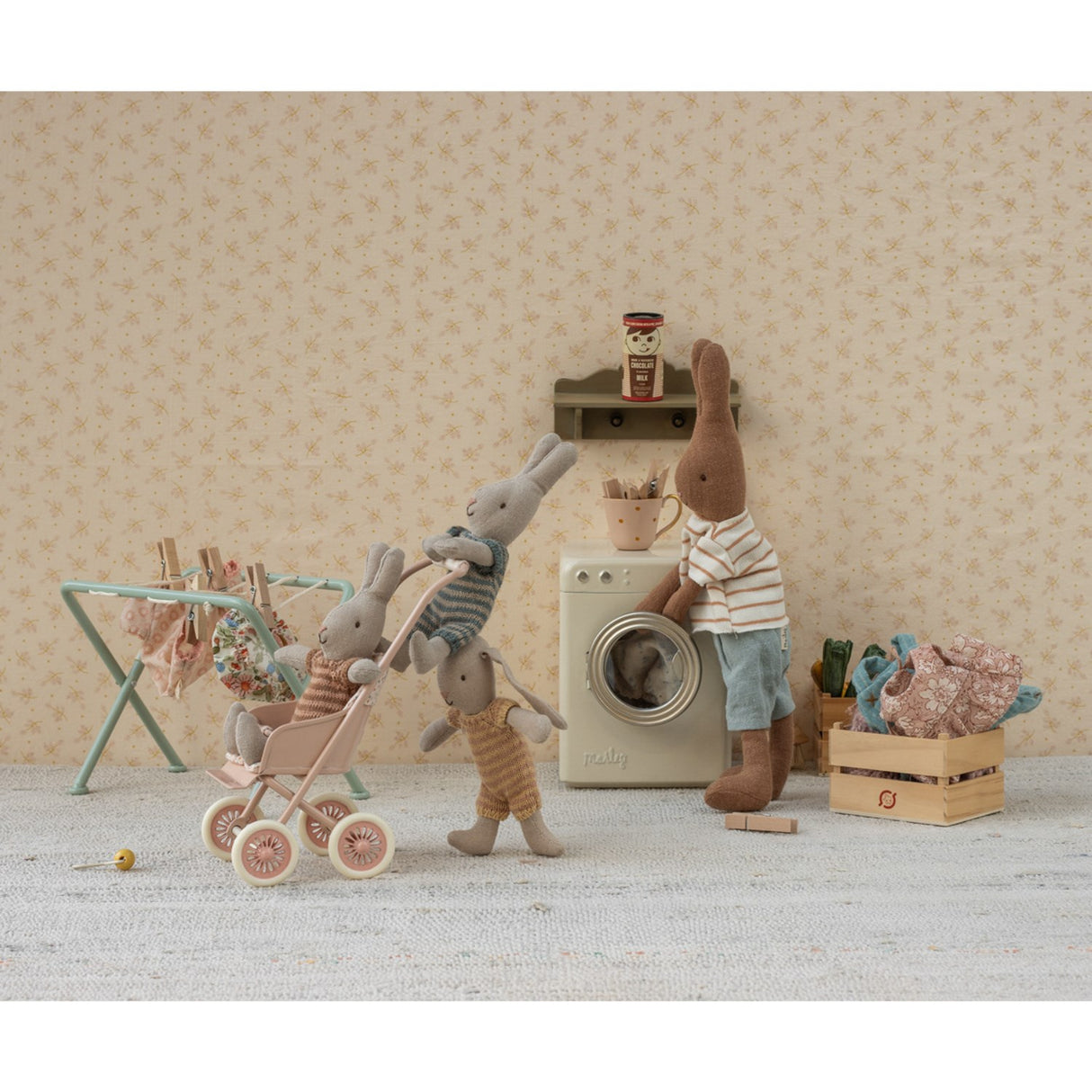 Maileg Stroller, Micro - Powder