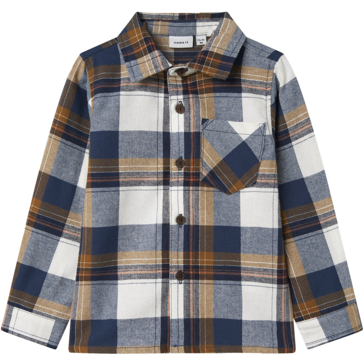 Name It Insignia Blue Nmmowenta Ls Nreg Shirt