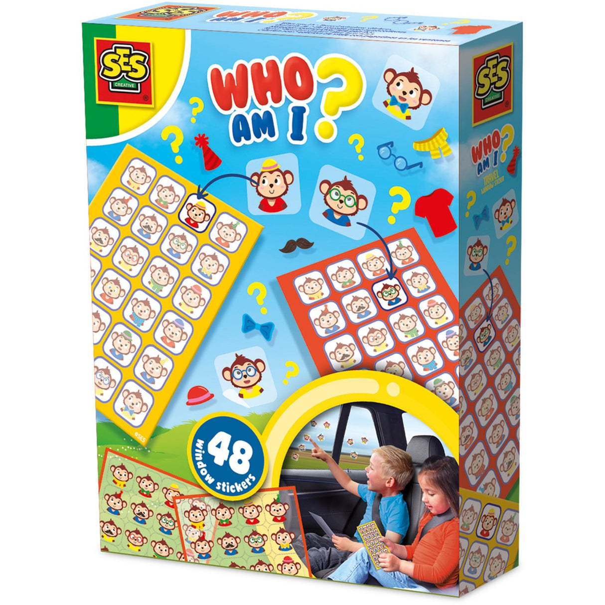 SES Creative Who am I? Window Stickers