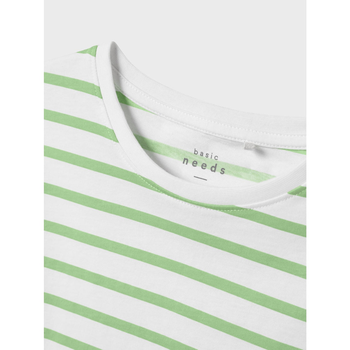 Name It Bright White Arcdian Green Nkfvitanni Ss Short Rlx Top