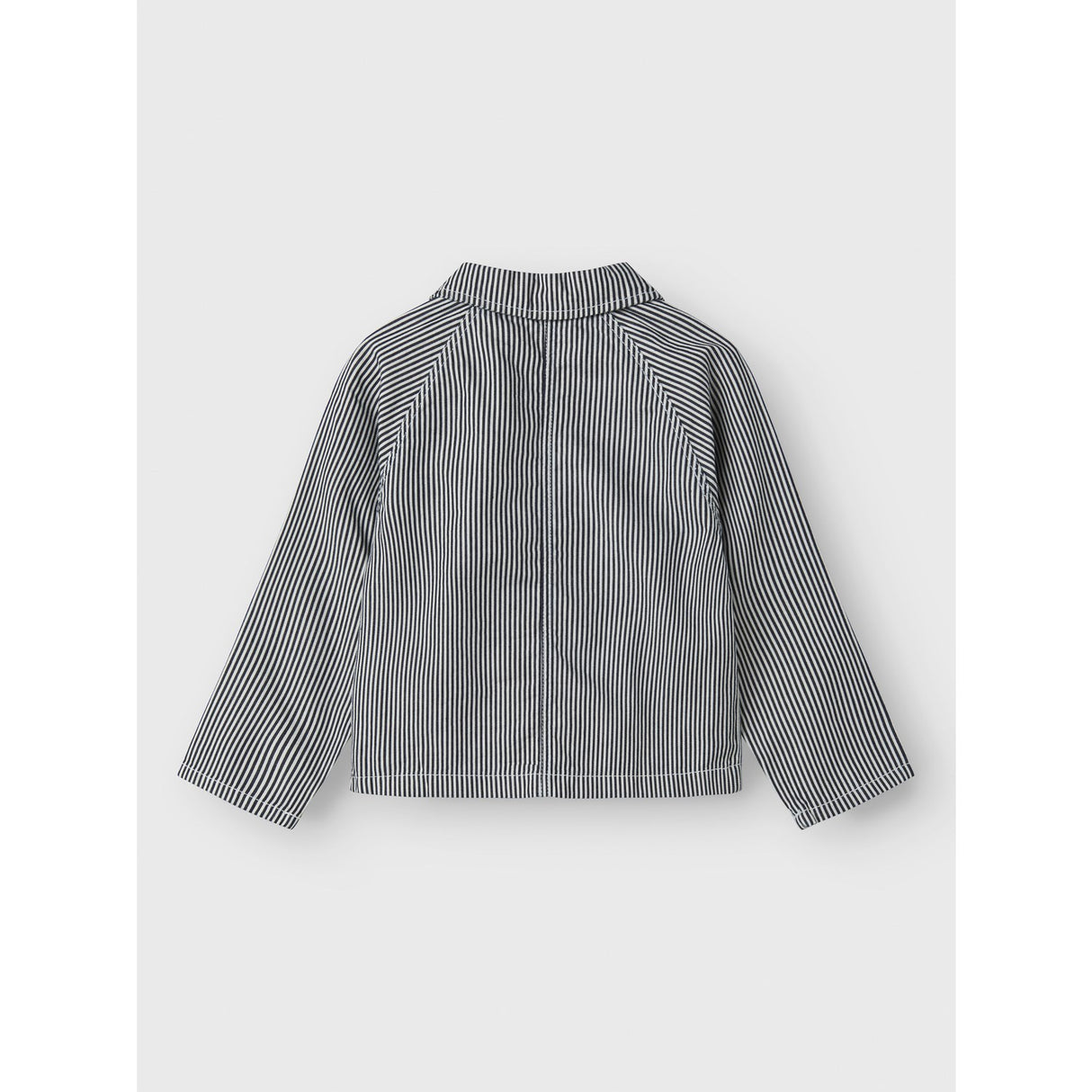 Lil'Atelier Dark Blue Denim White Nmmkasper Ls Loose Twi Shirt 4021-Cm Lil