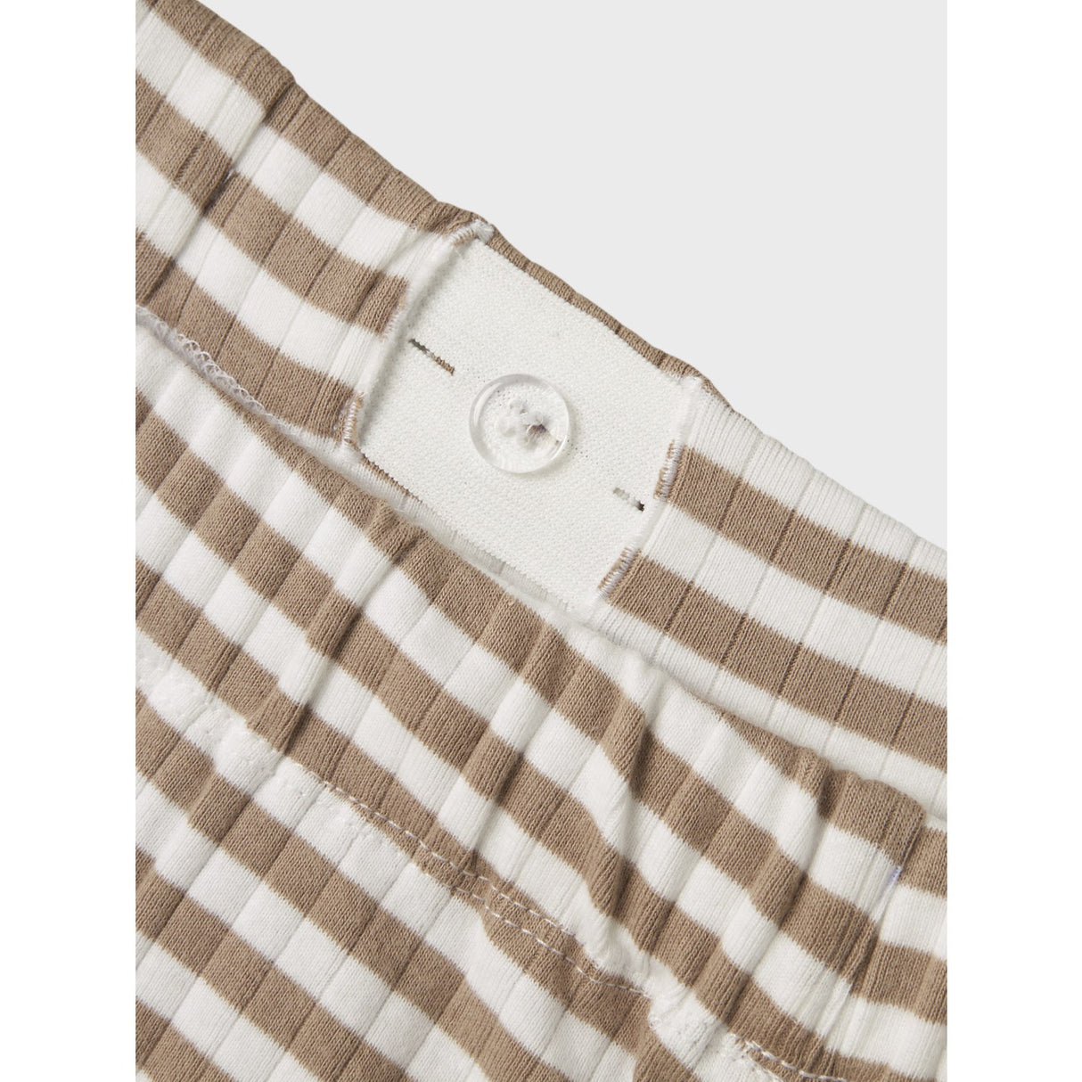 Name It Mocha Meringue W. Bright White Nkfsuraja Straight Pants Noos