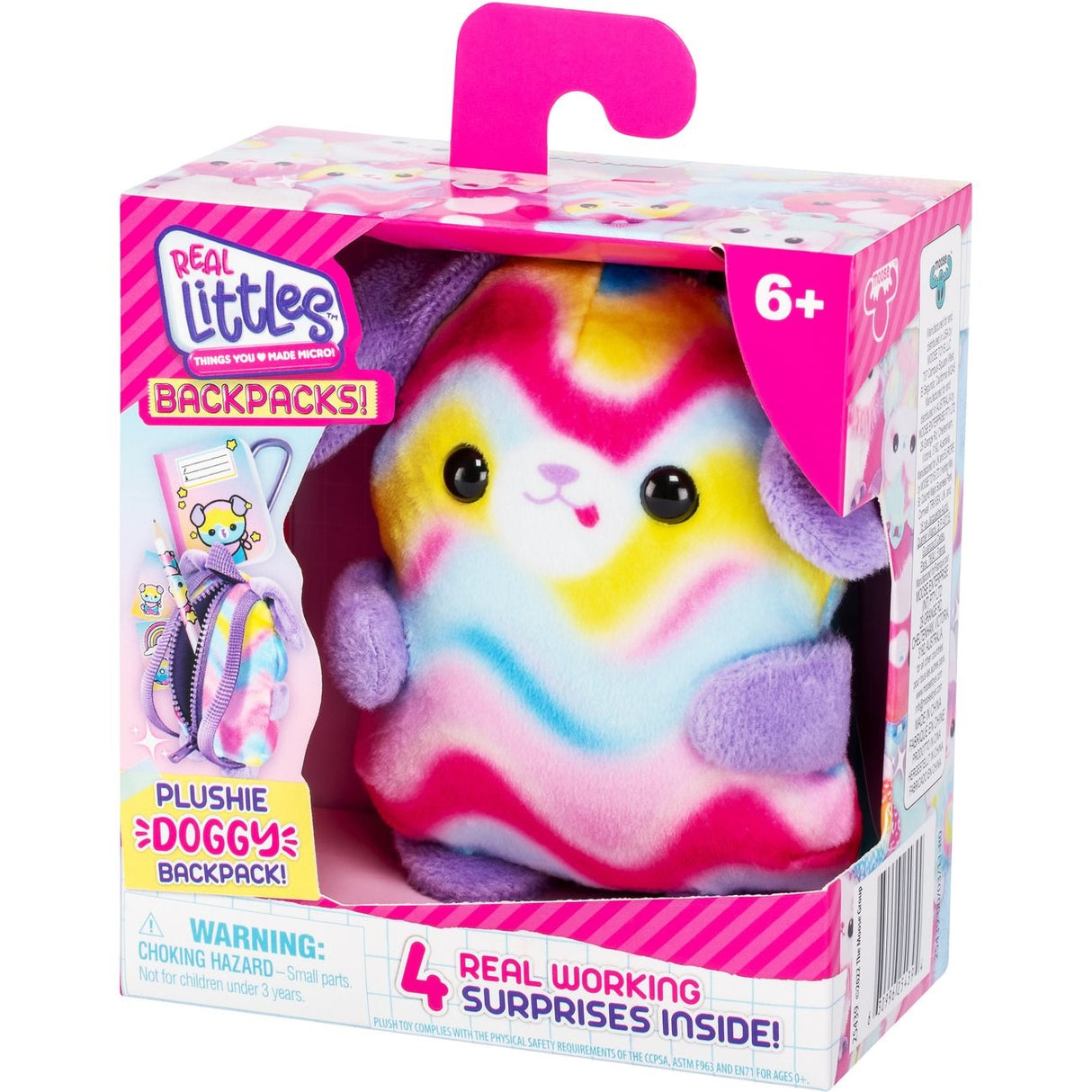 Real Littles Backpack Plush Dog