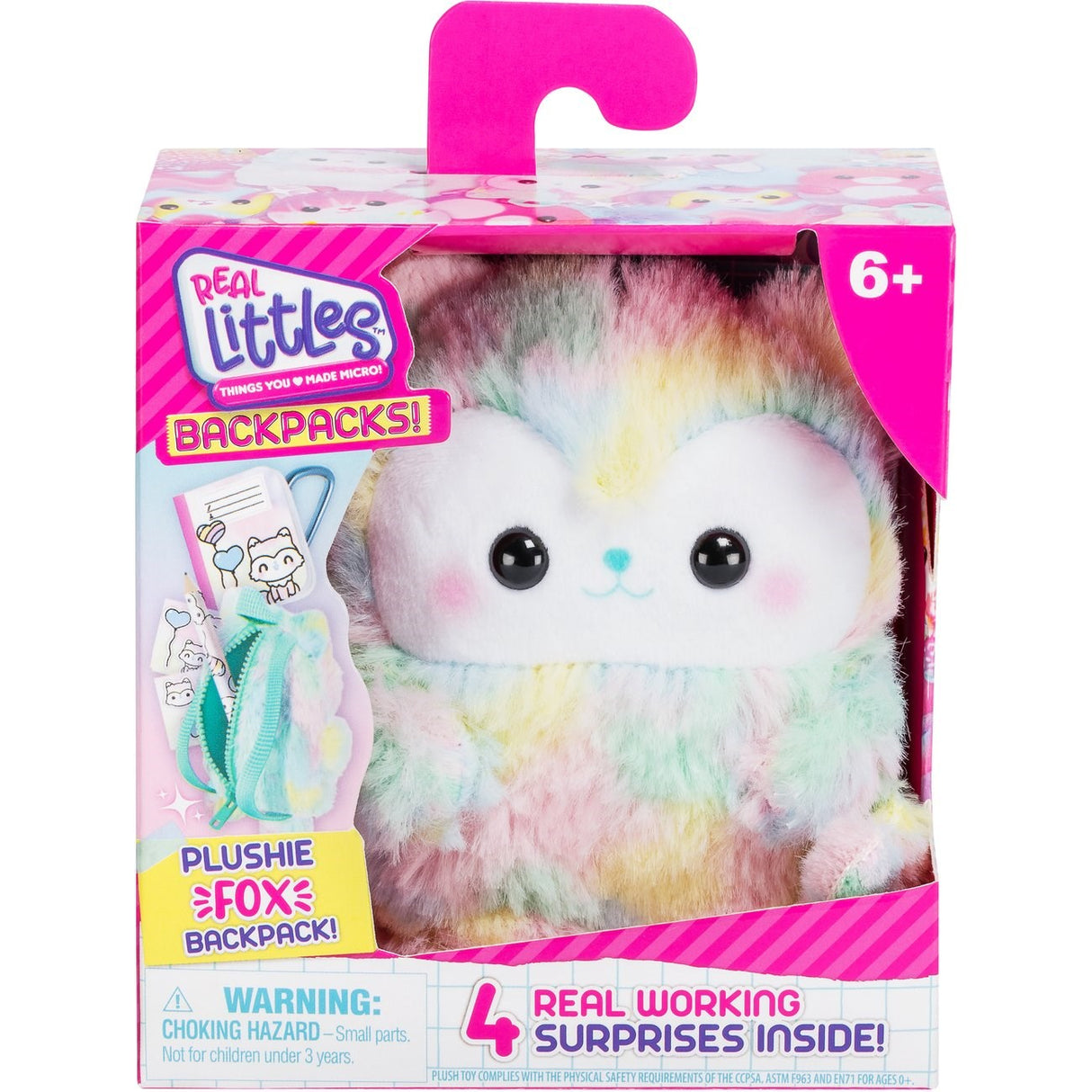 Real Littles Backpack Plush Fox