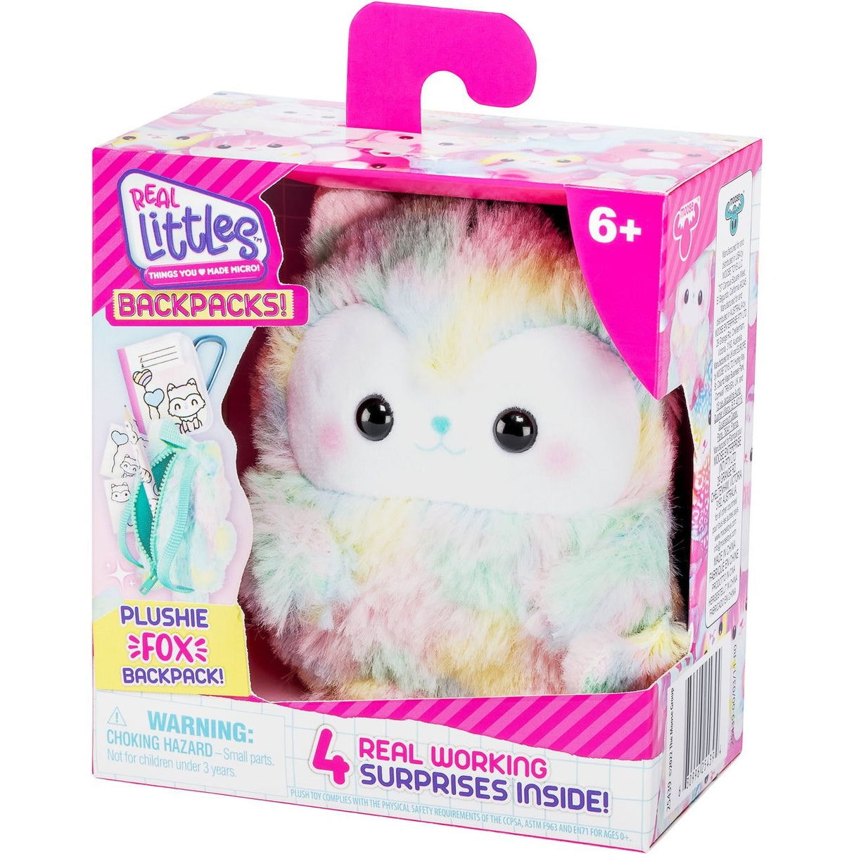 Real Littles Backpack Plush Fox