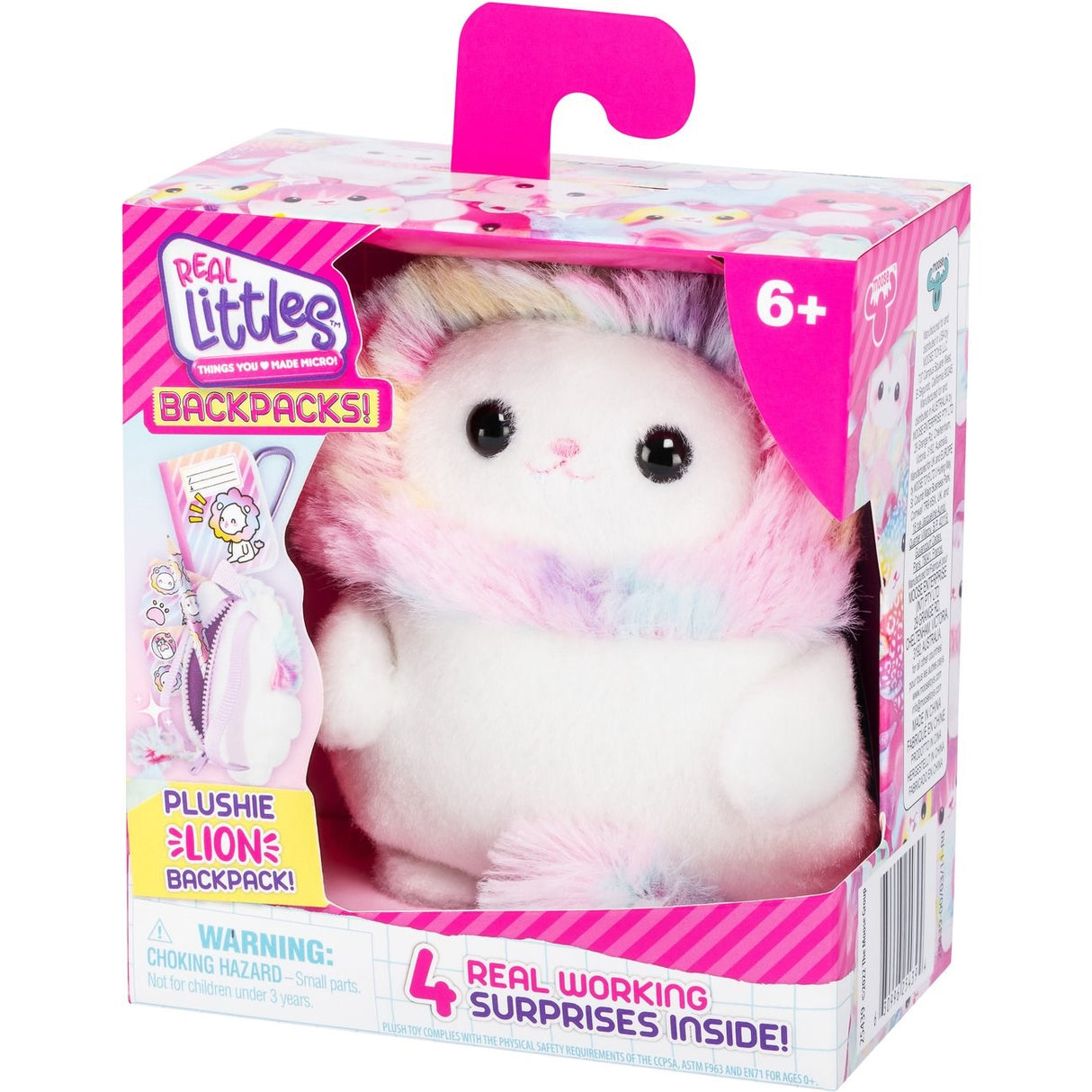 Real Littles Backpack Plush Lion