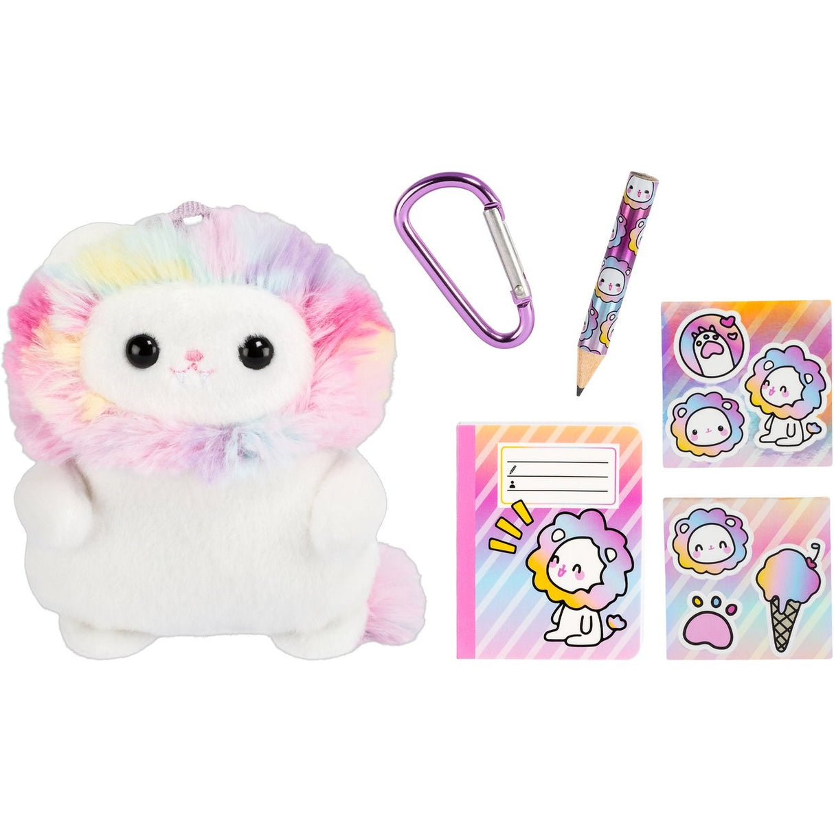 Real Littles Backpack Plush Lion