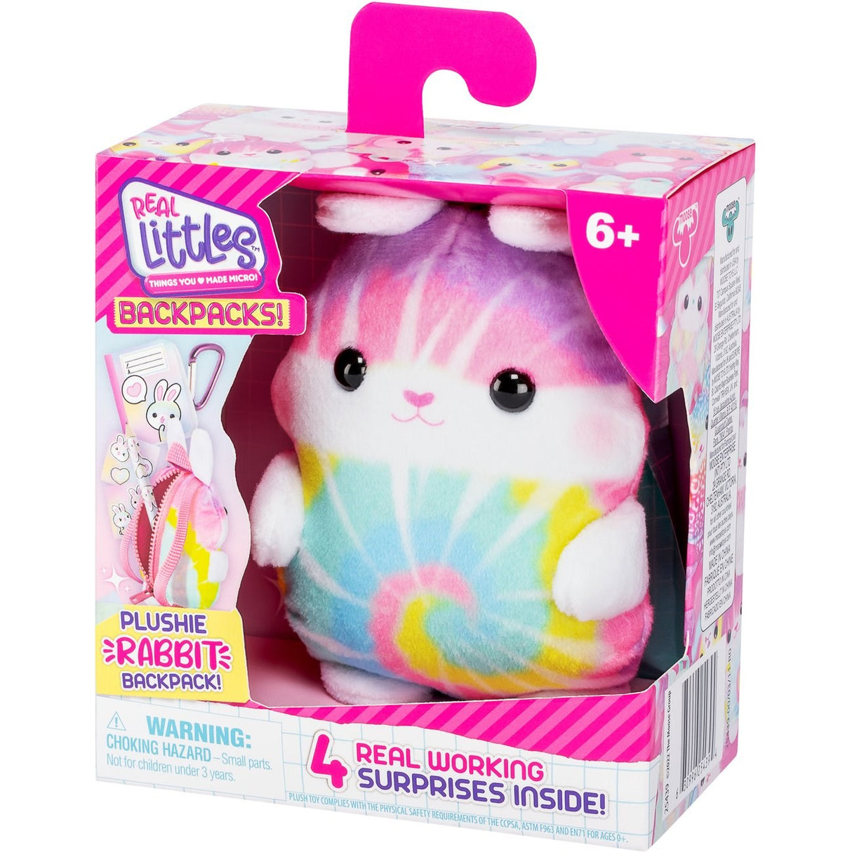 Real Littles Backpack Plush Rabbit