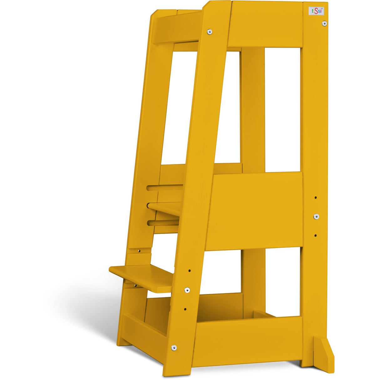tiSsi® Sun Yellow Laquer Felix Learning Tower Solid Beech