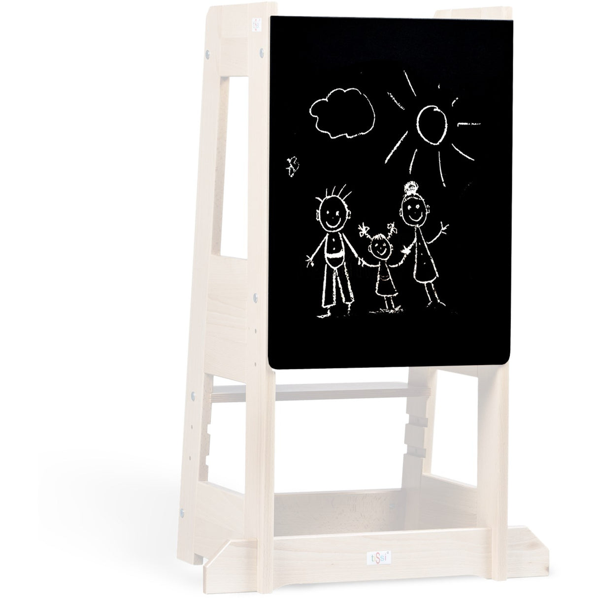 tiSsi® Black Felix Blackboard For Learning Tower Felix