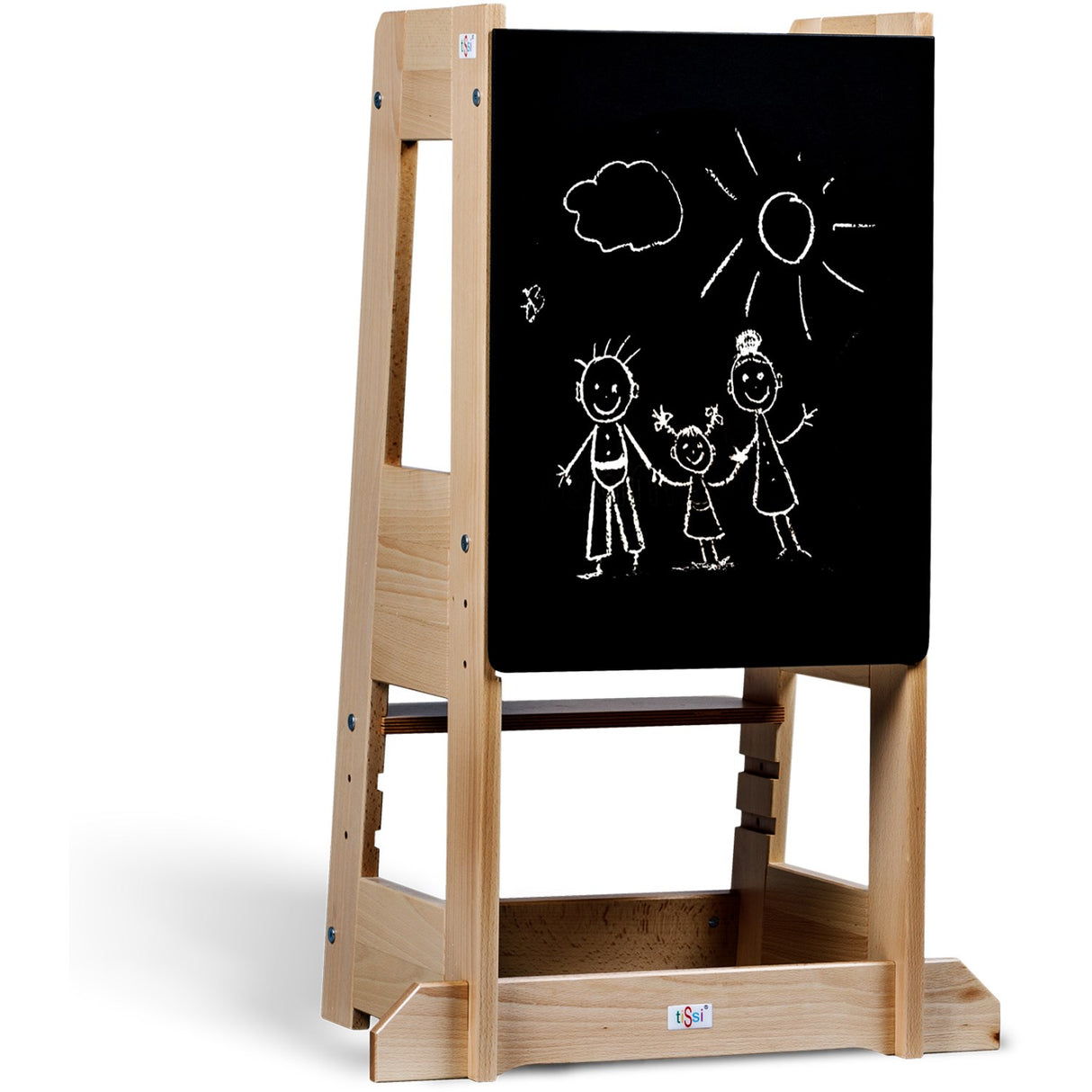 tiSsi® Black Felix Blackboard For Learning Tower Felix