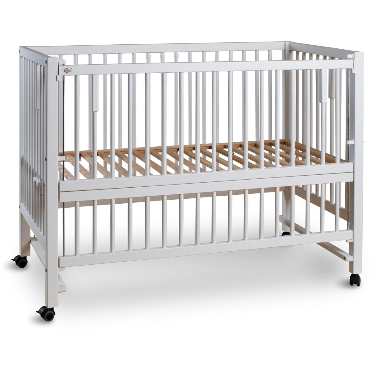 tiSsi® White Laquer Hajo Childrens Bed Solid Beech