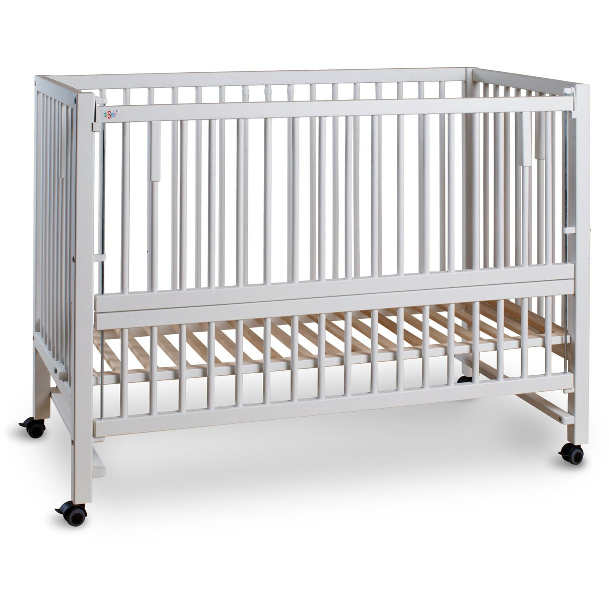 tiSsi® White Laquer Hajo Childrens Bed Solid Beech