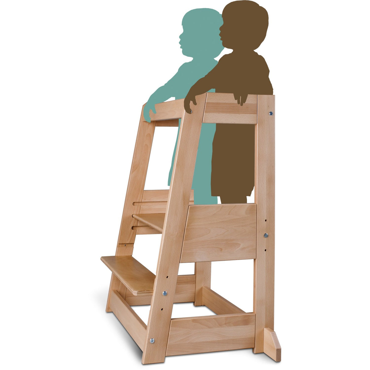 tiSsi® Nature Felix Twin Learning Tower Solid Beech