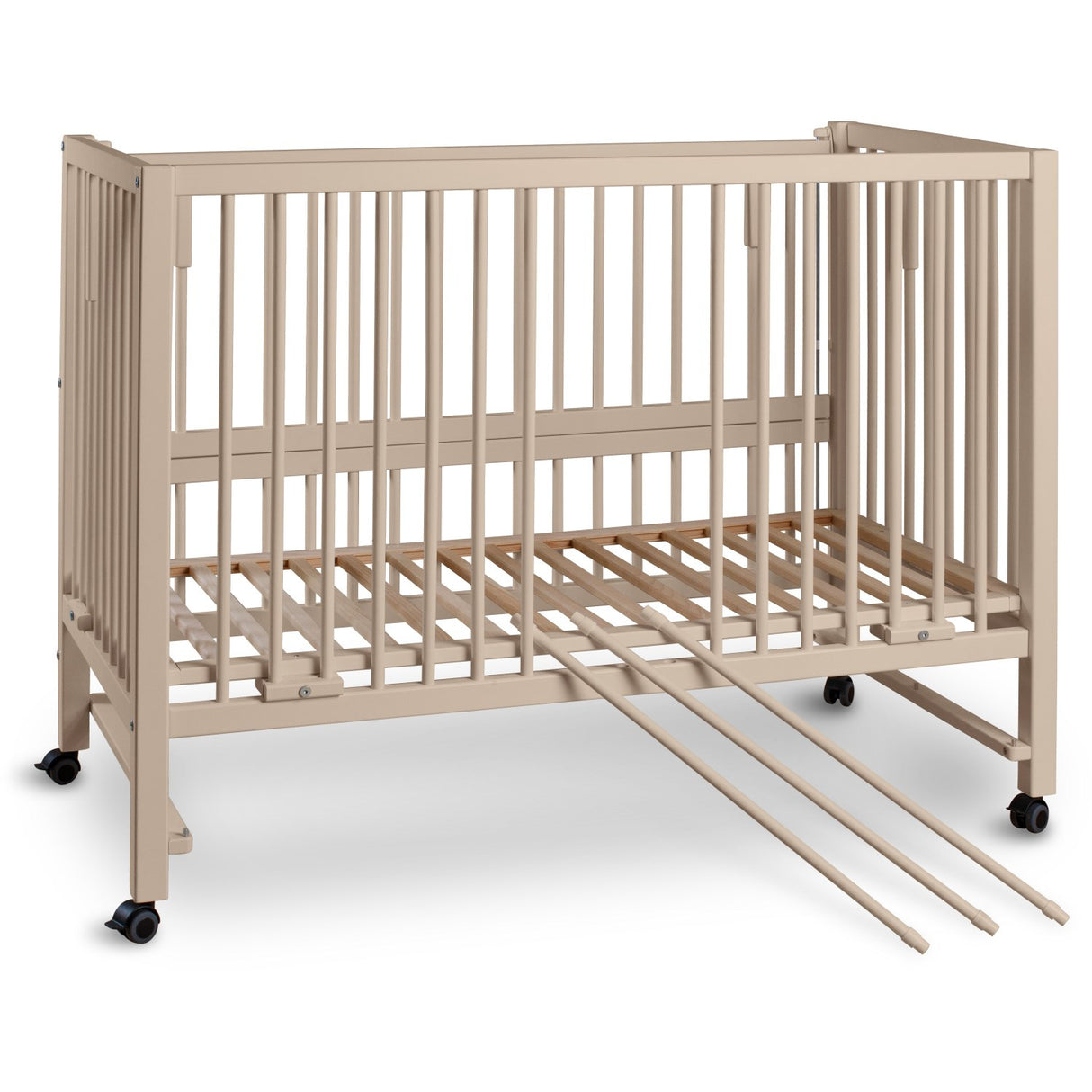 tiSsi® Beige Laquer Hajo Childrens Bed Solid Beech