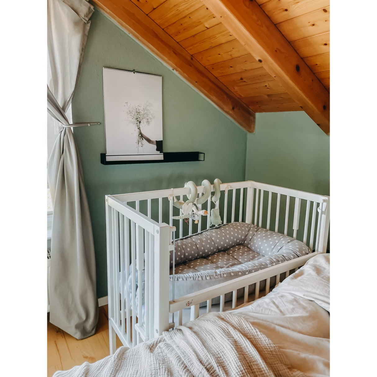 tiSsi® White Laquer Maxi Crob Solid Beech