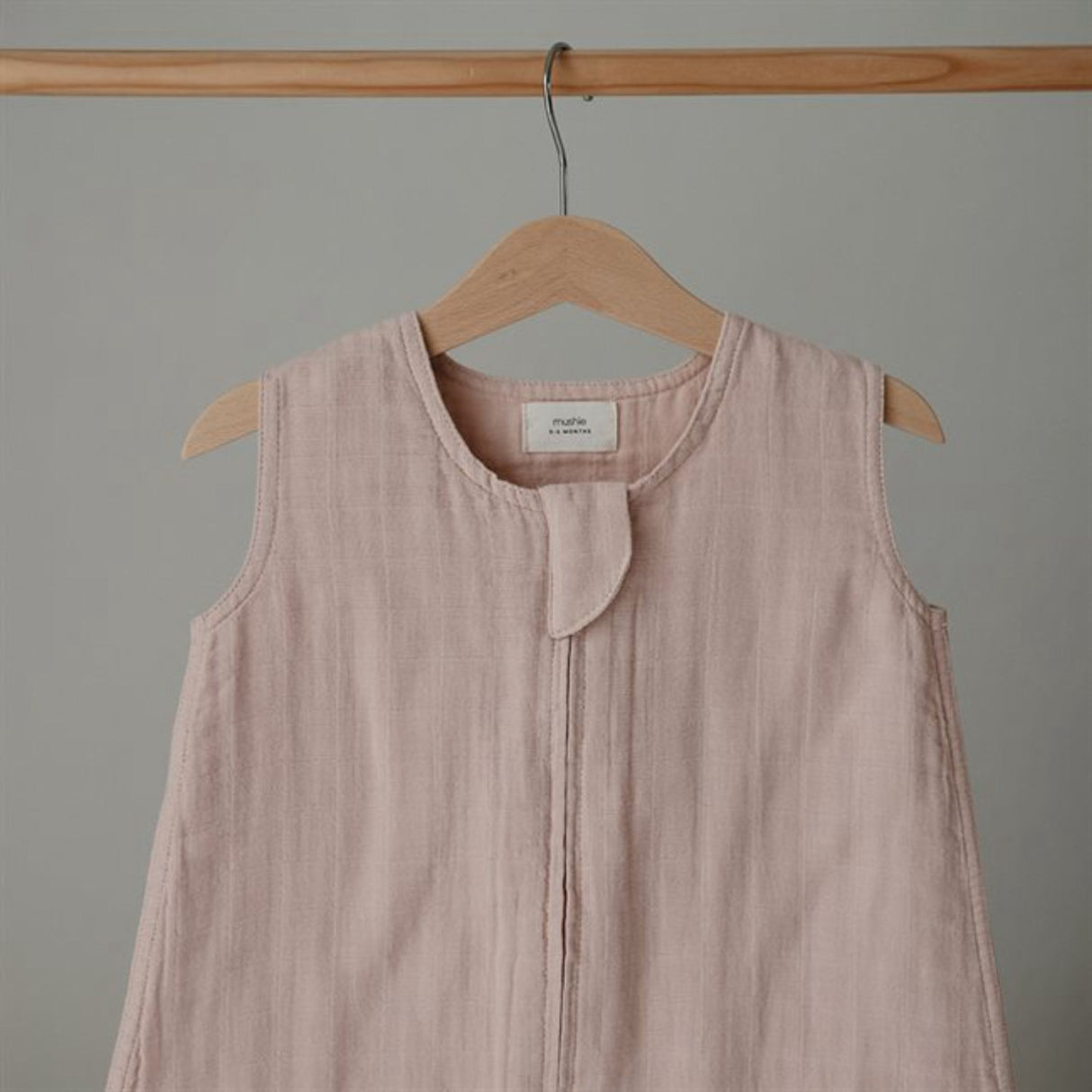 Mushie Blush Muslin Sleep Bag