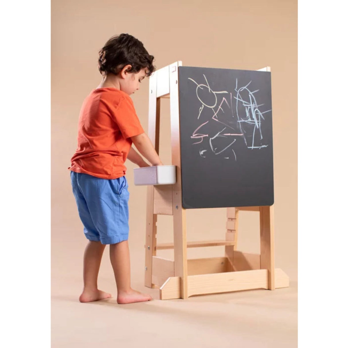 tiSsi® Black Felix Blackboard For Learning Tower Felix