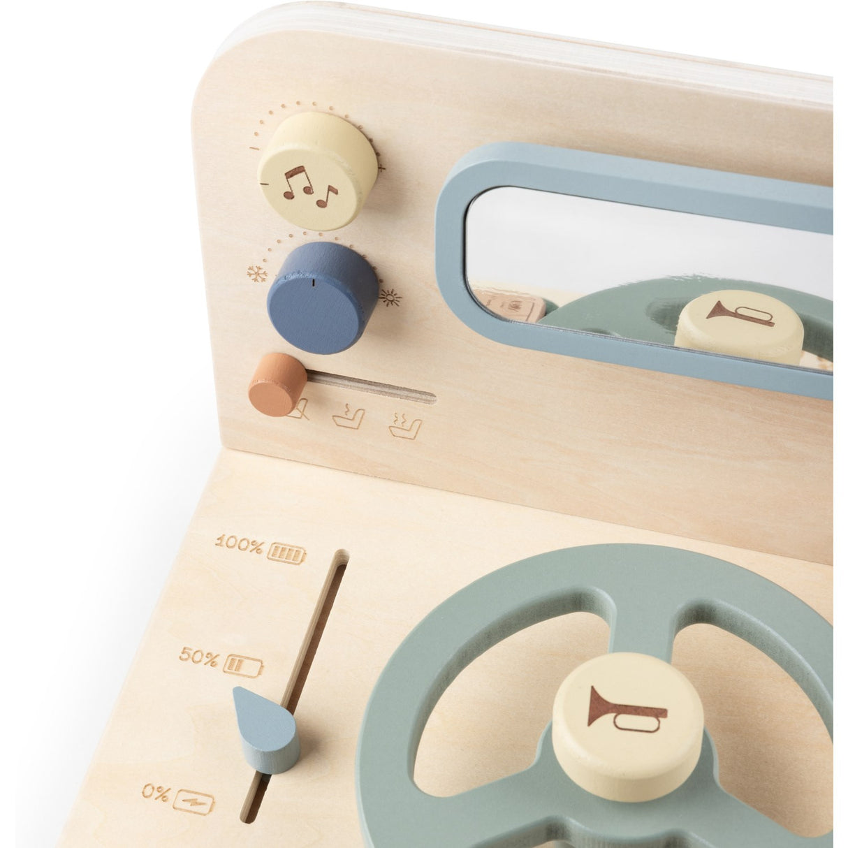 Sebra Wooden Activity Panel Car