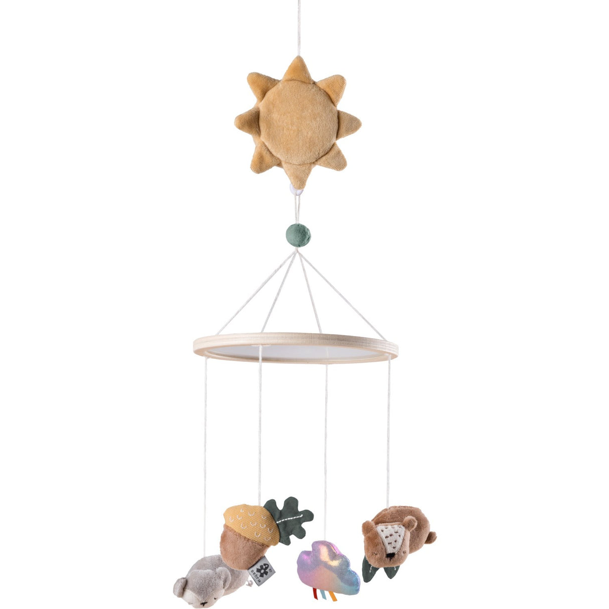 Sebra Woodland Baby Musical Mirror Mobile