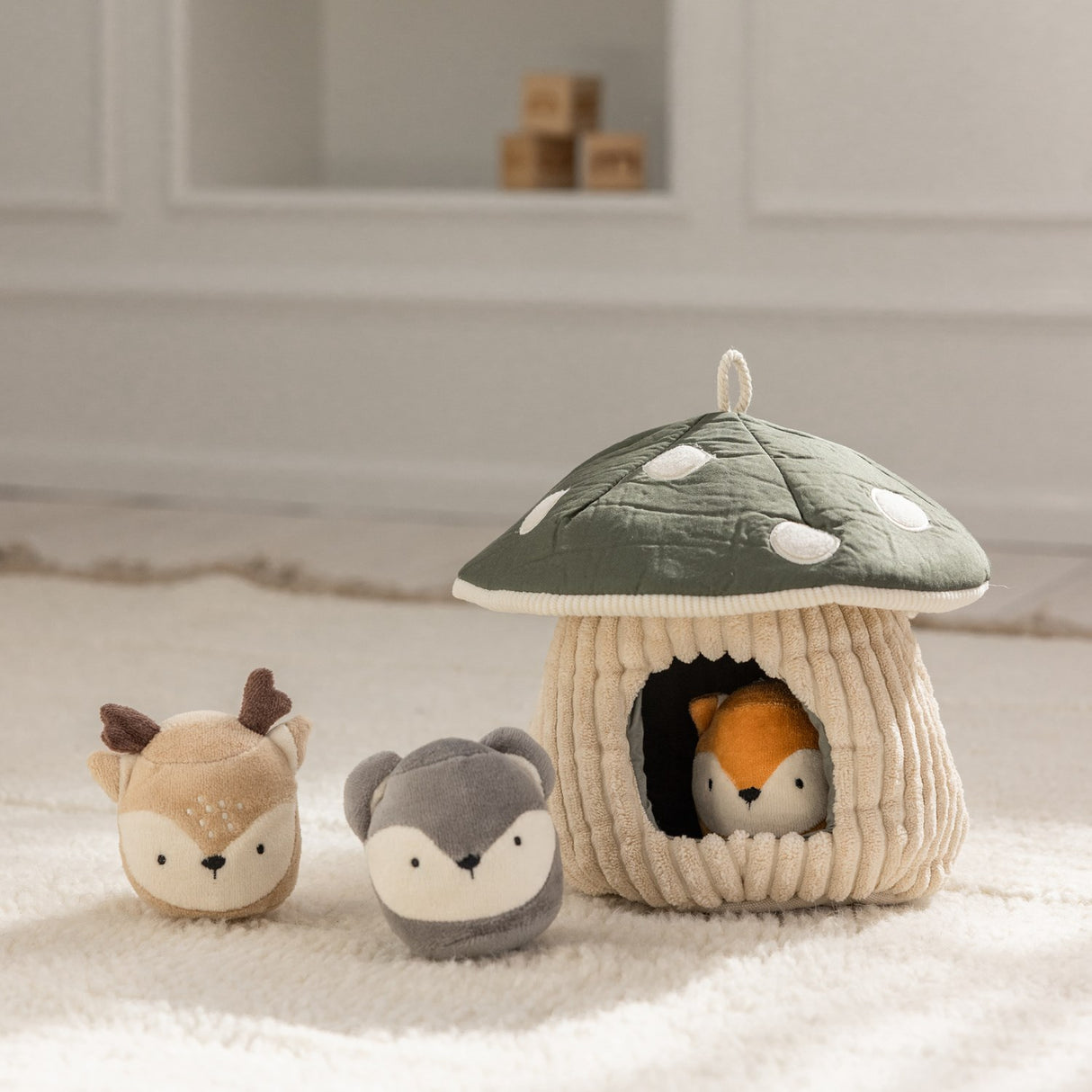 Sebra Mushroom Activity Toy Hide & Seek