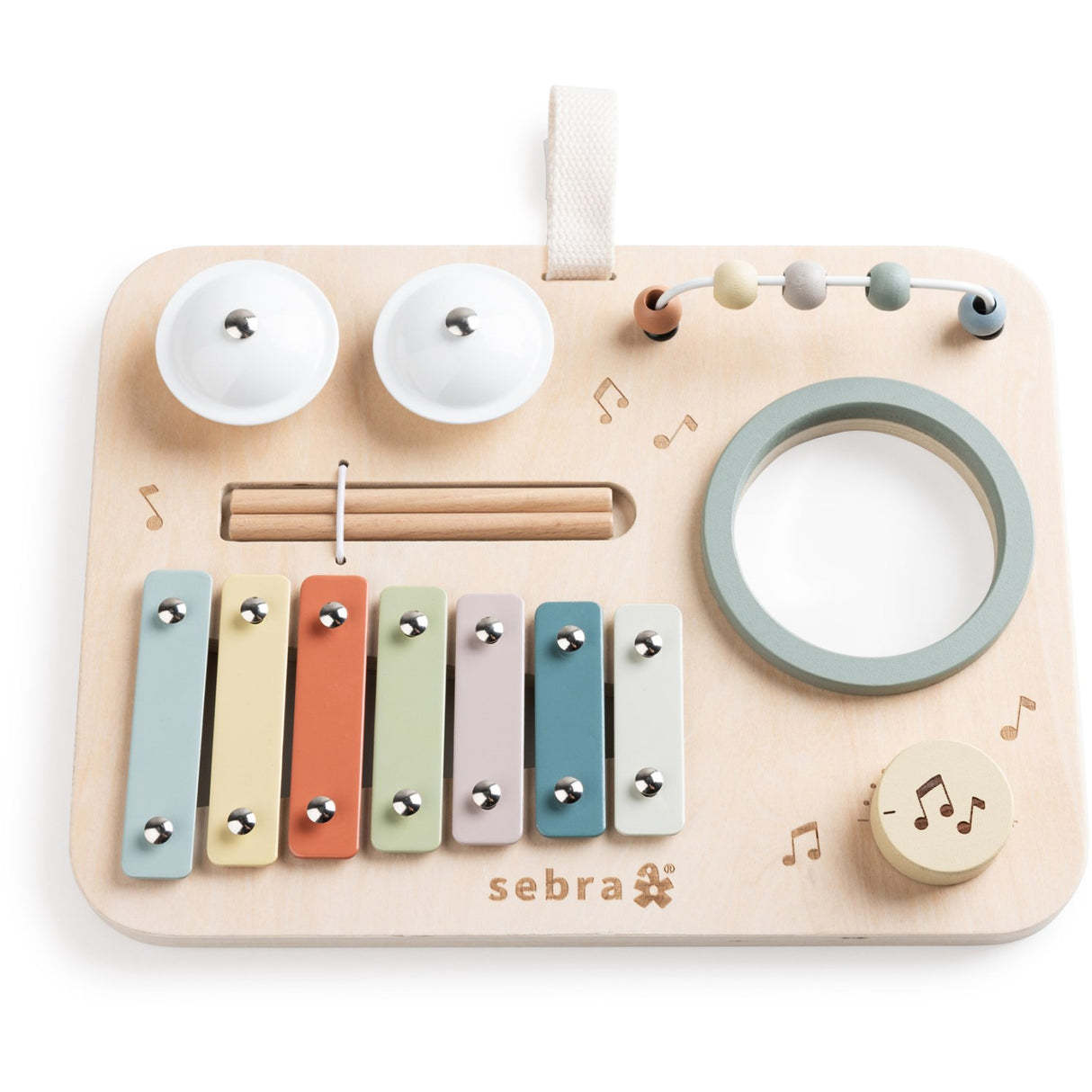 Sebra Wooden Activity Panel Music