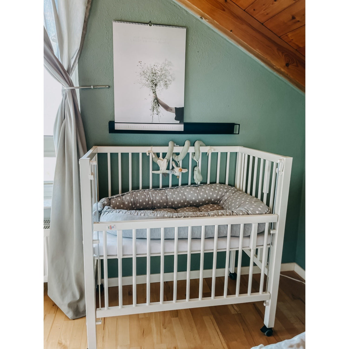 tiSsi® White Laquer Maxi Crob Solid Beech