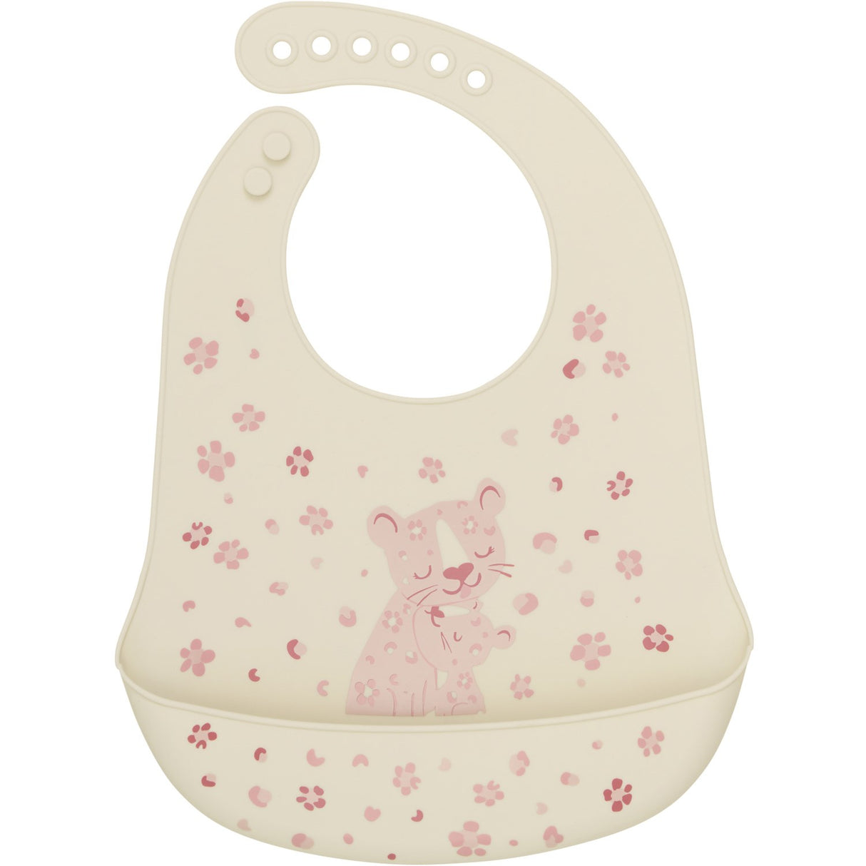 CeLaVi Brandied Apricot Silicon Bib (2-Pack)