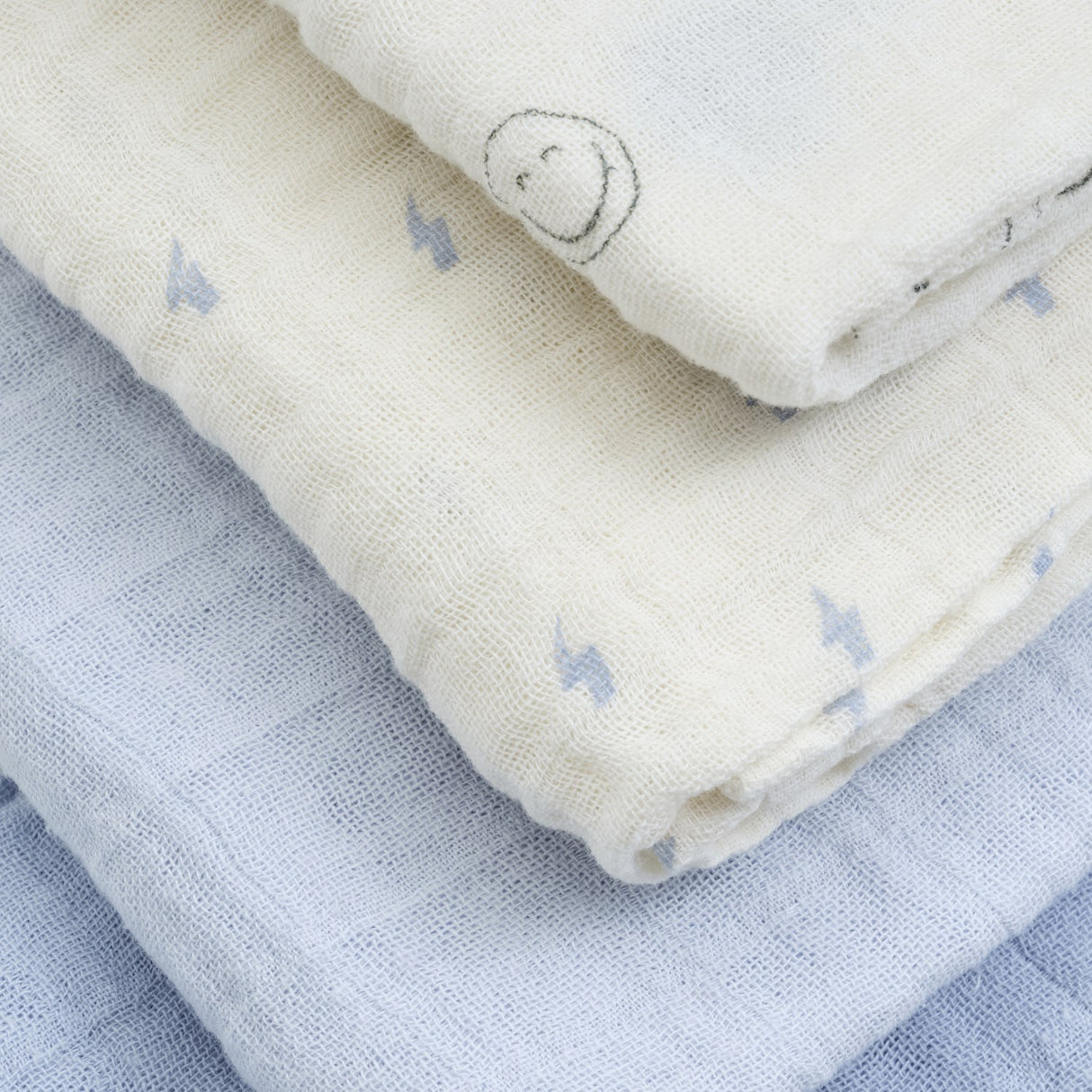 Pippi Celestial Blue Muslin Cloth (8-Pack)