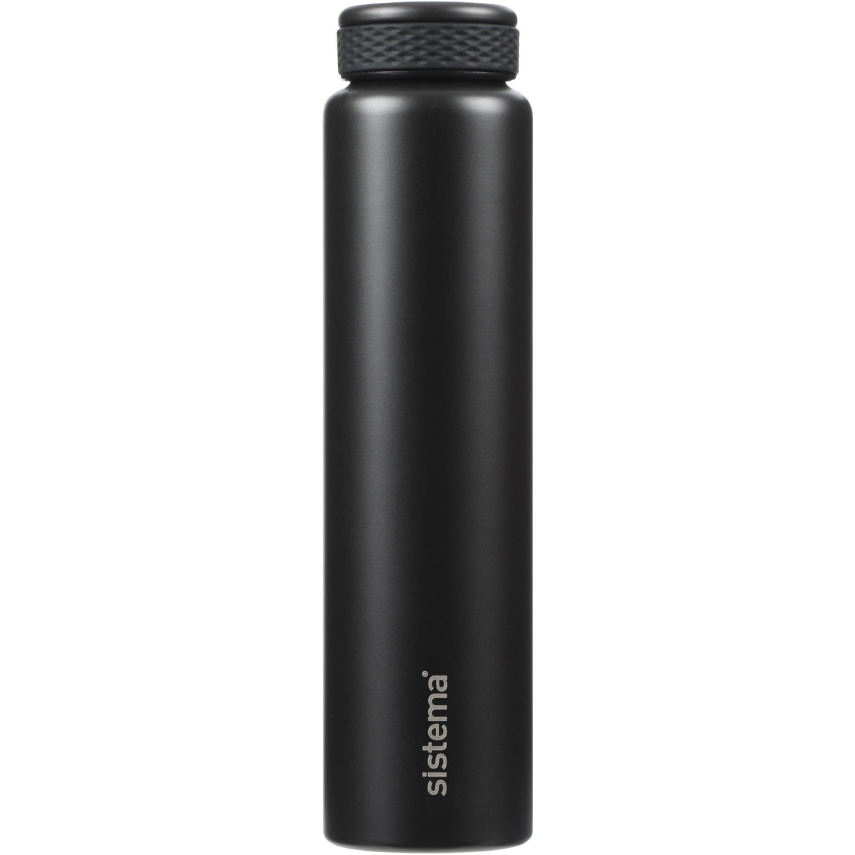 Sistema Black Stainless Steel Water Bottle 280 Ml