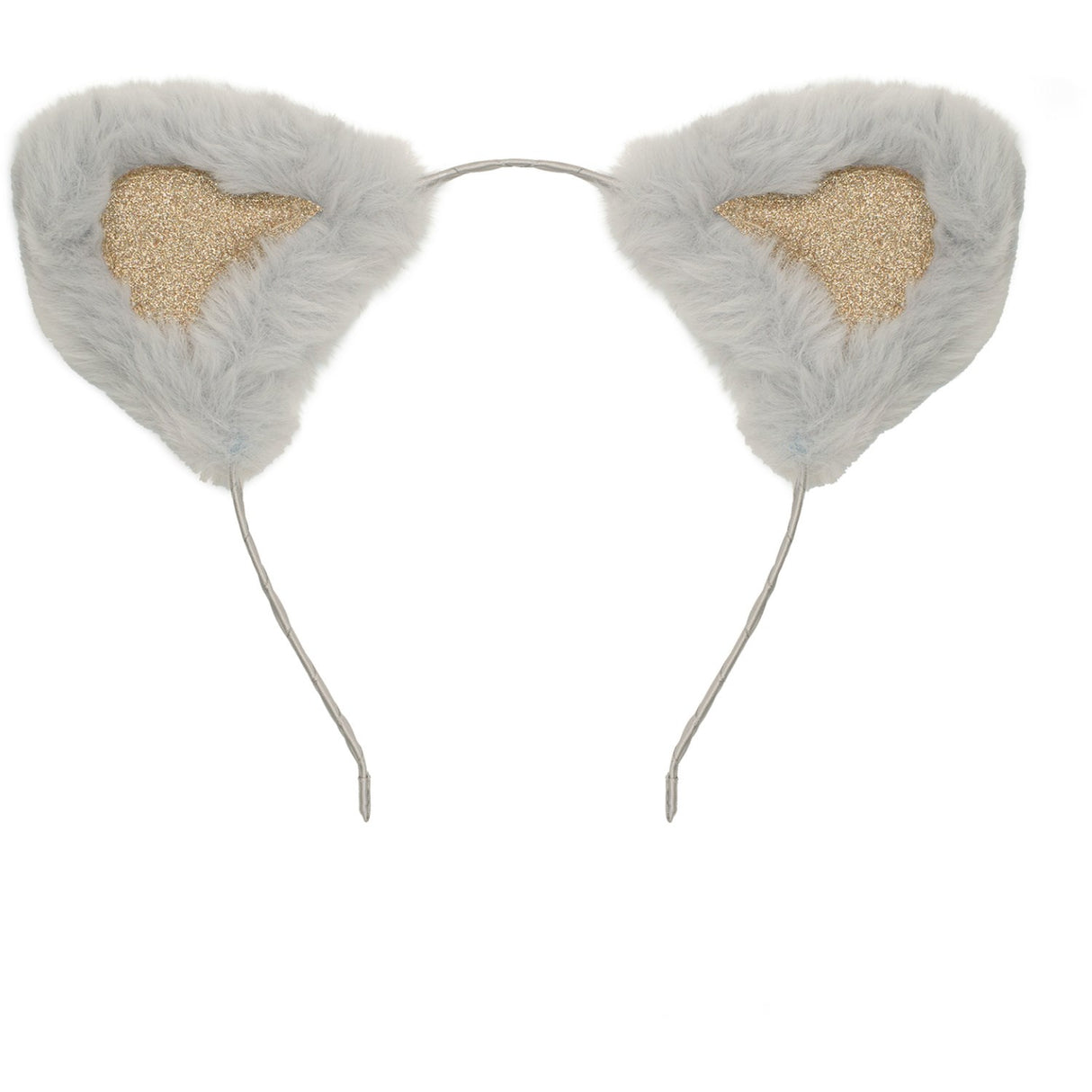 Mimi & Lula Hårbøjle - Grey Furry Kitty Ears