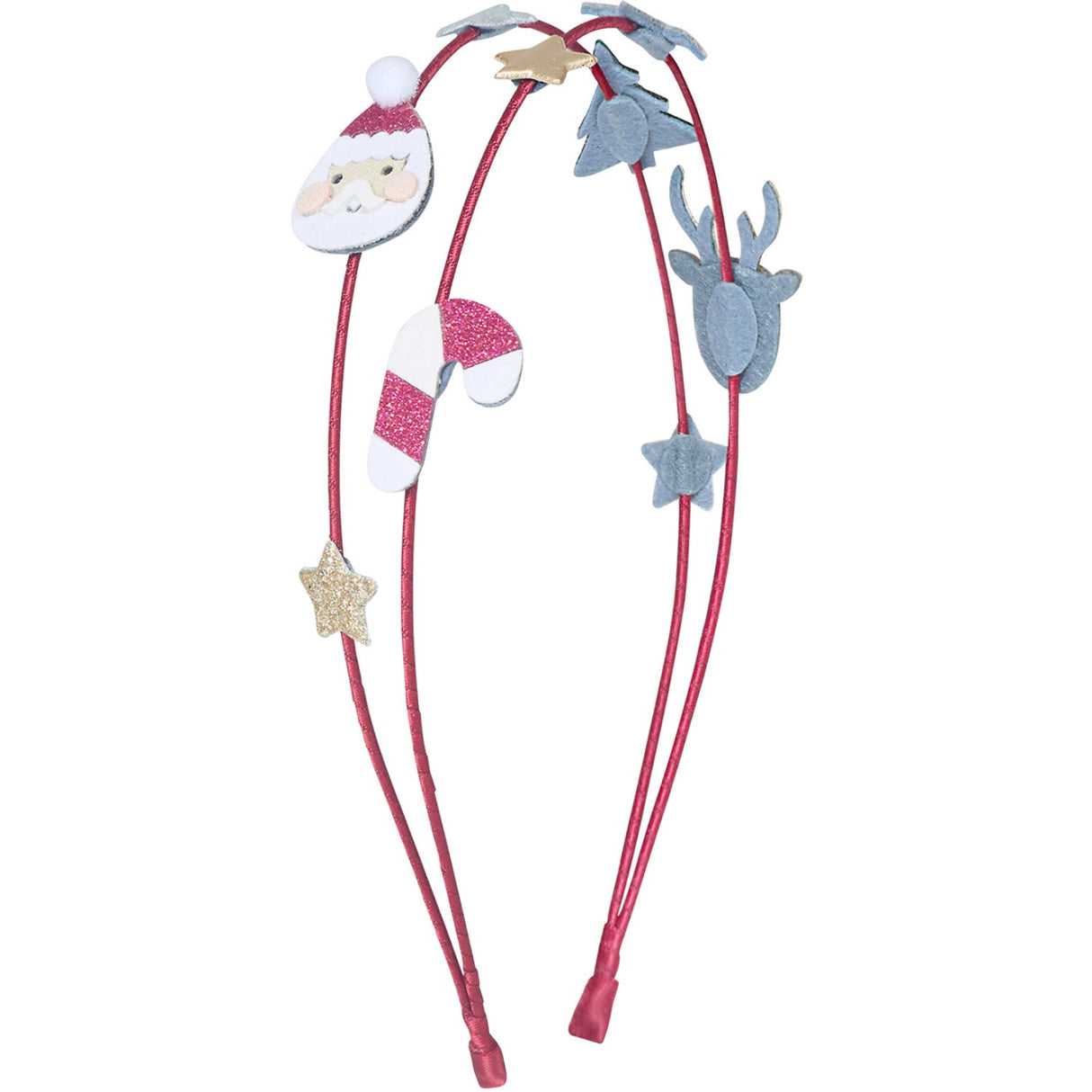 Mimi & Lula Double Hårbøjle - Santa Christmas