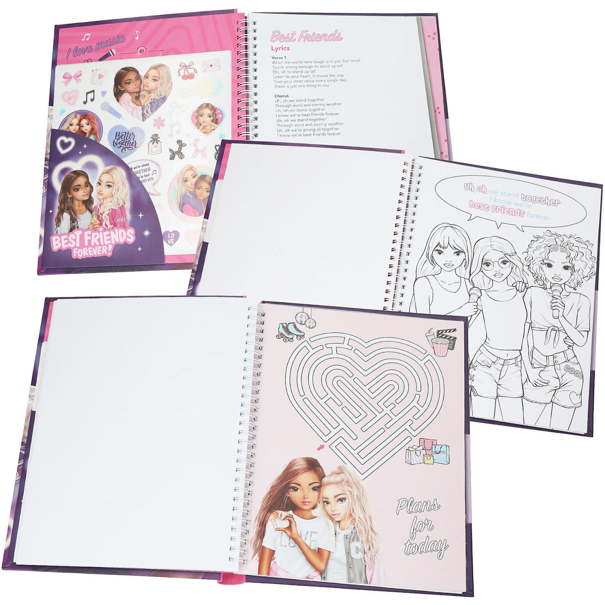 TOPModel My Bff Colouring Book With Led And Sound