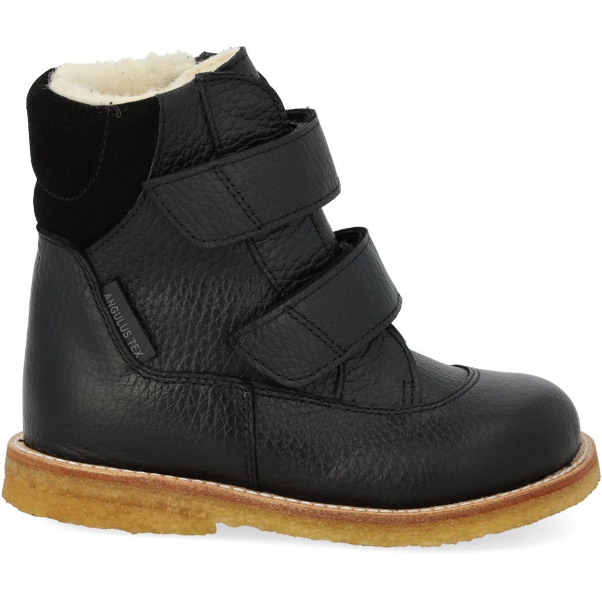Angulus Black TEX Boot with Velcro Closure