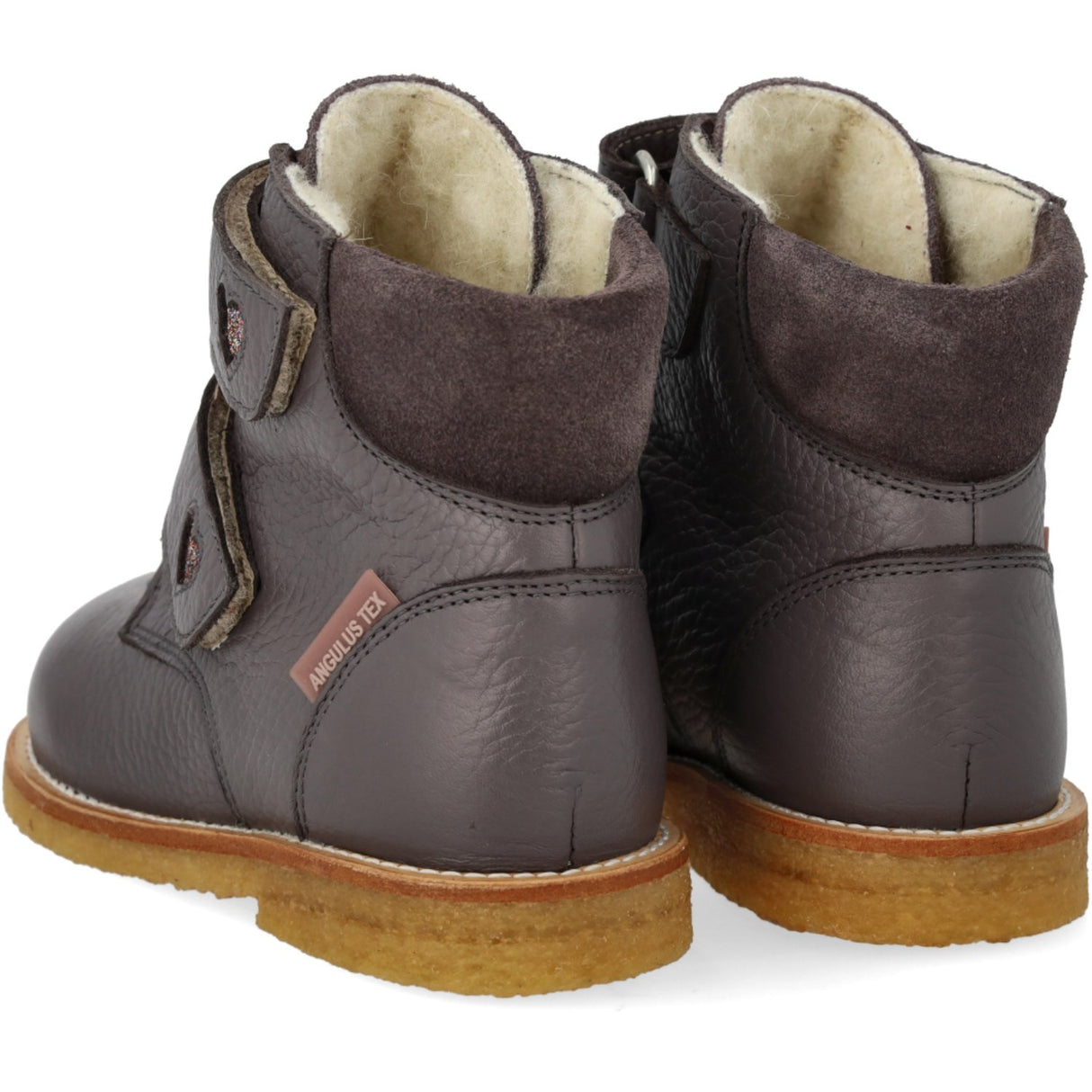 Angulus Lavender/Multi Glitter/Lavende TEX Boot with Sparkling Glitter Hearts